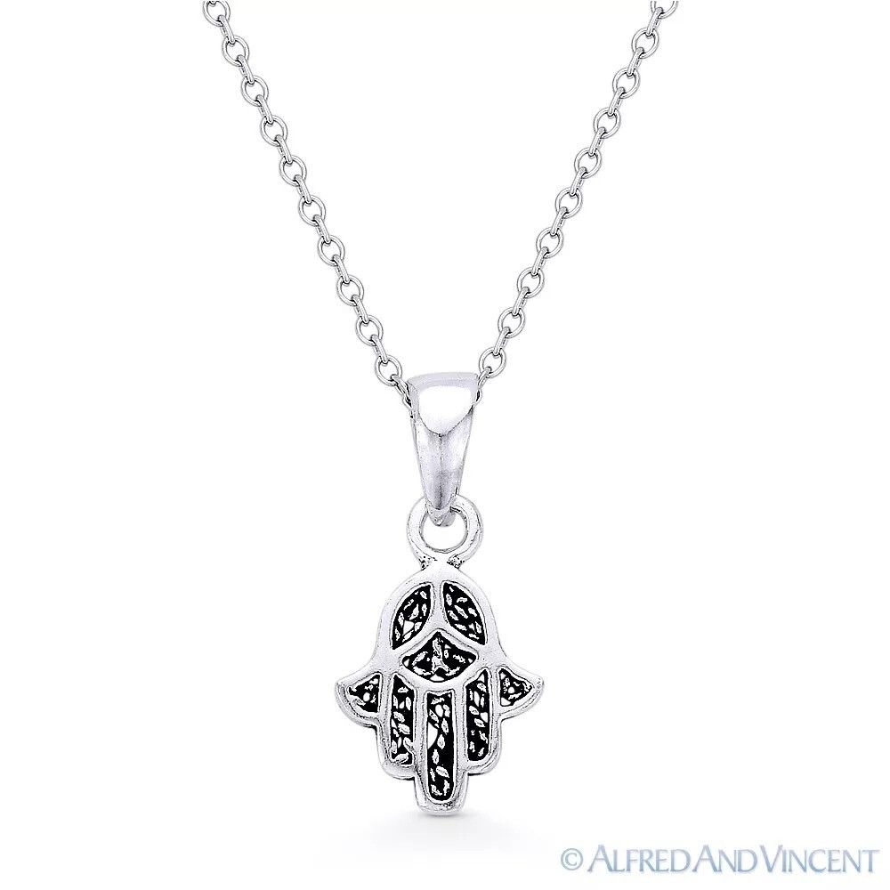 Other Hamsa Hand Tiny Charm Pendant in Antique-Style Size ONE SIZE - 1 Preview