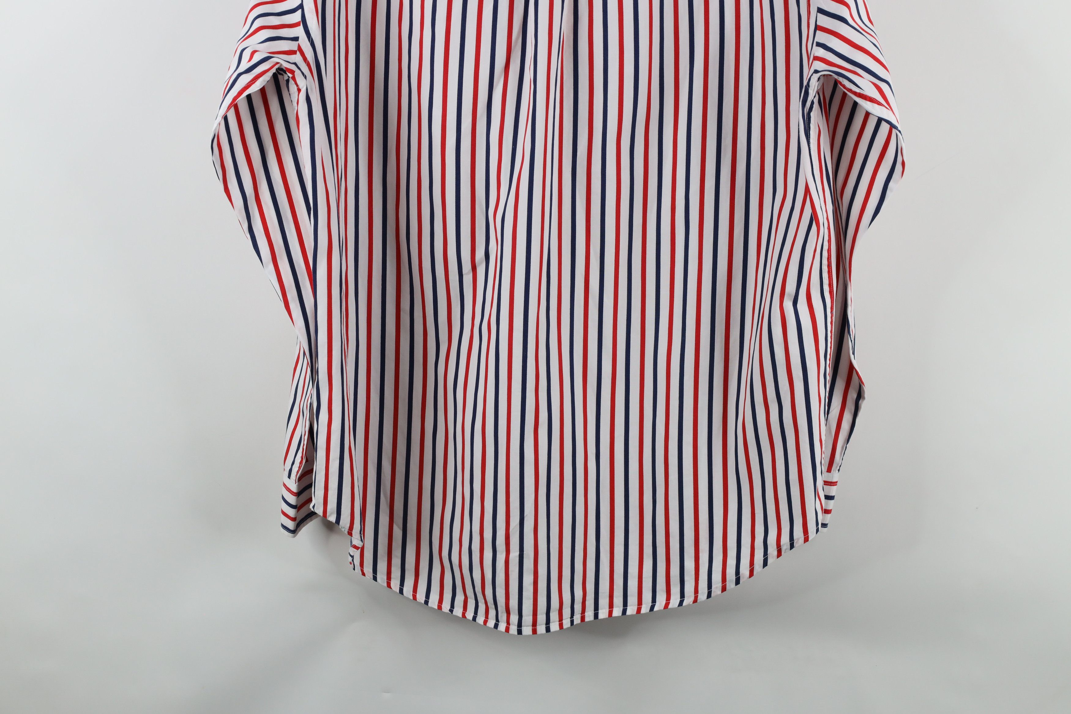 Tommy Hilfiger × Vintage Vintage 90s Tommy Hilfiger Block Collared Button Down Shirt Size US M / EU 48-50 / 2 - 12 Thumbnail