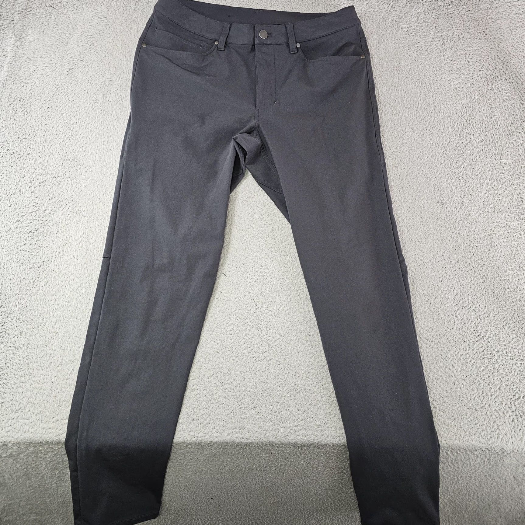 Lululemon Lululemon Mens Pants 31 Charcoal Five Pocket Stretch Chino Casual Work Travel Commuter Shirt? Size US 31 - 2 Thumbnail