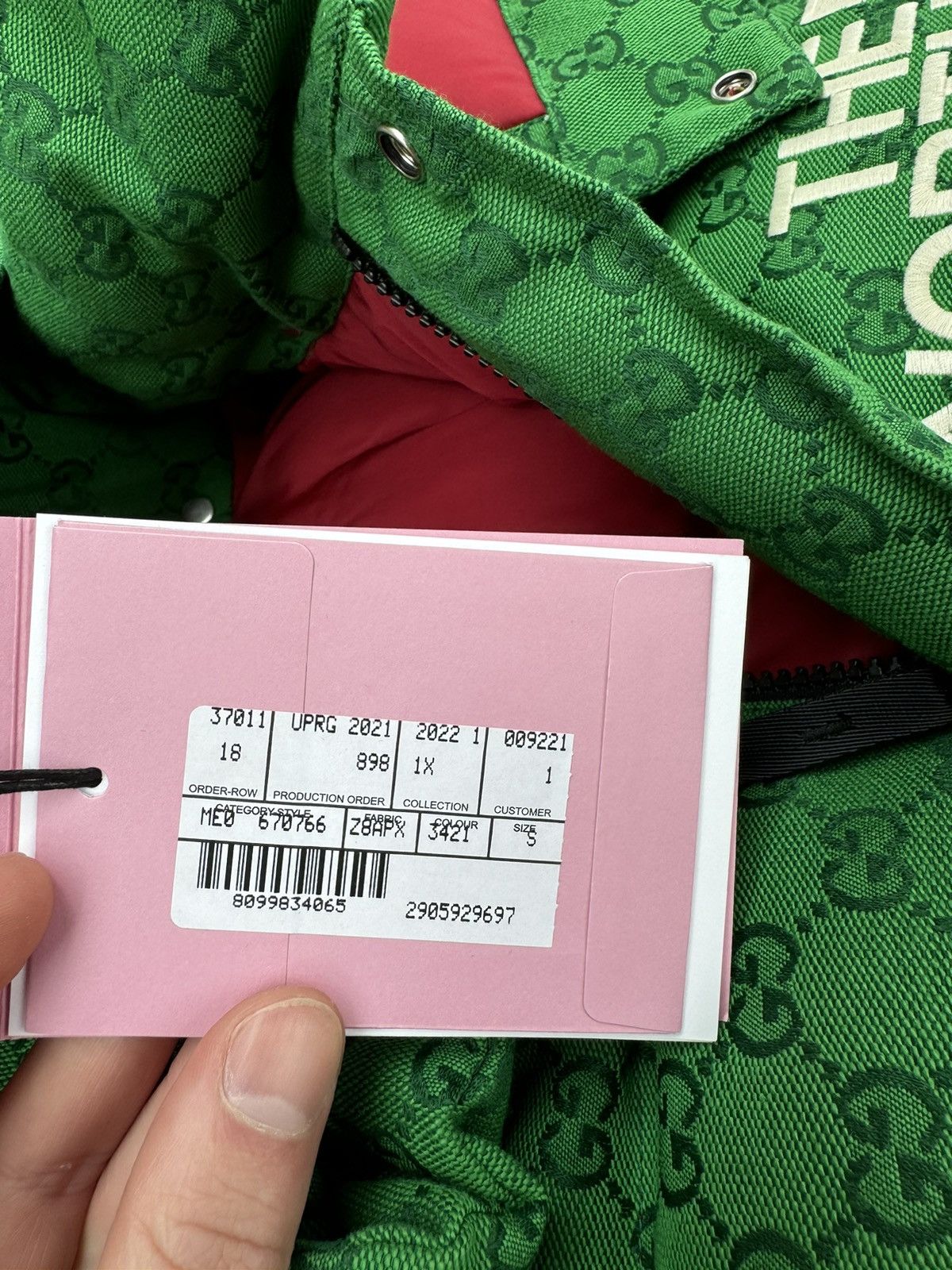 Gucci × The North Face Gucci x North Face GG Monogram Jacket Size US S / EU 44-46 / 1 - 11 Thumbnail