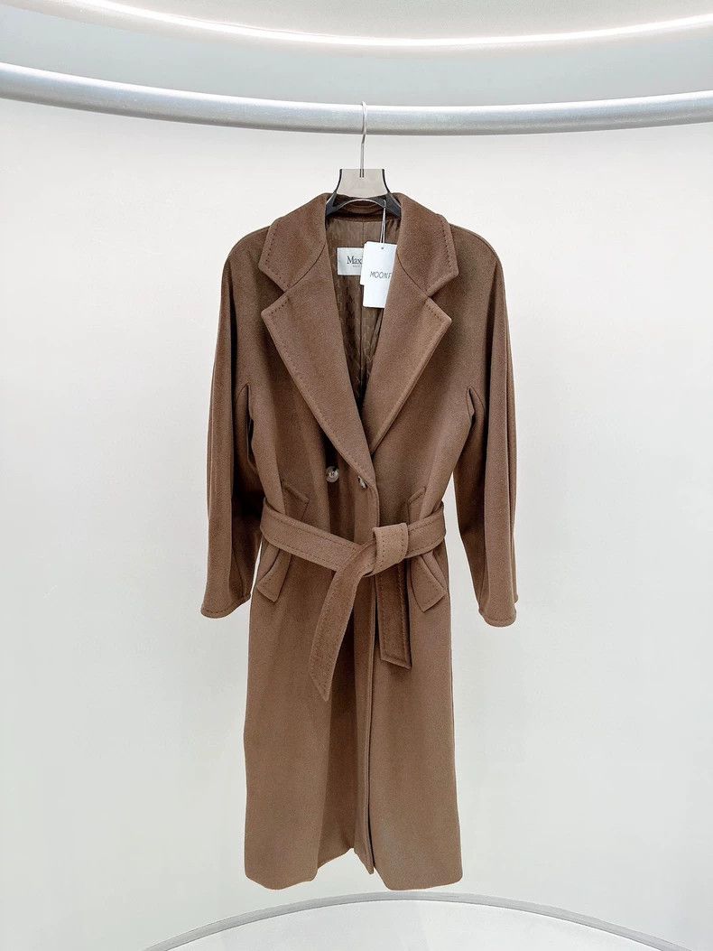 Max Mara 101801 Tobacco wool coat