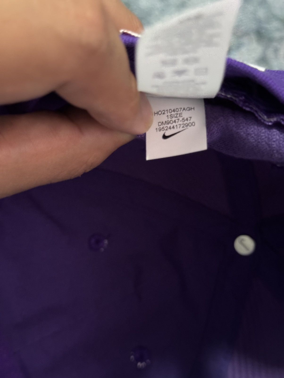 Nike × Supreme Supreme nike Arc Corduroy 6 Panel - Purple Size ONE SIZE - 10 Thumbnail