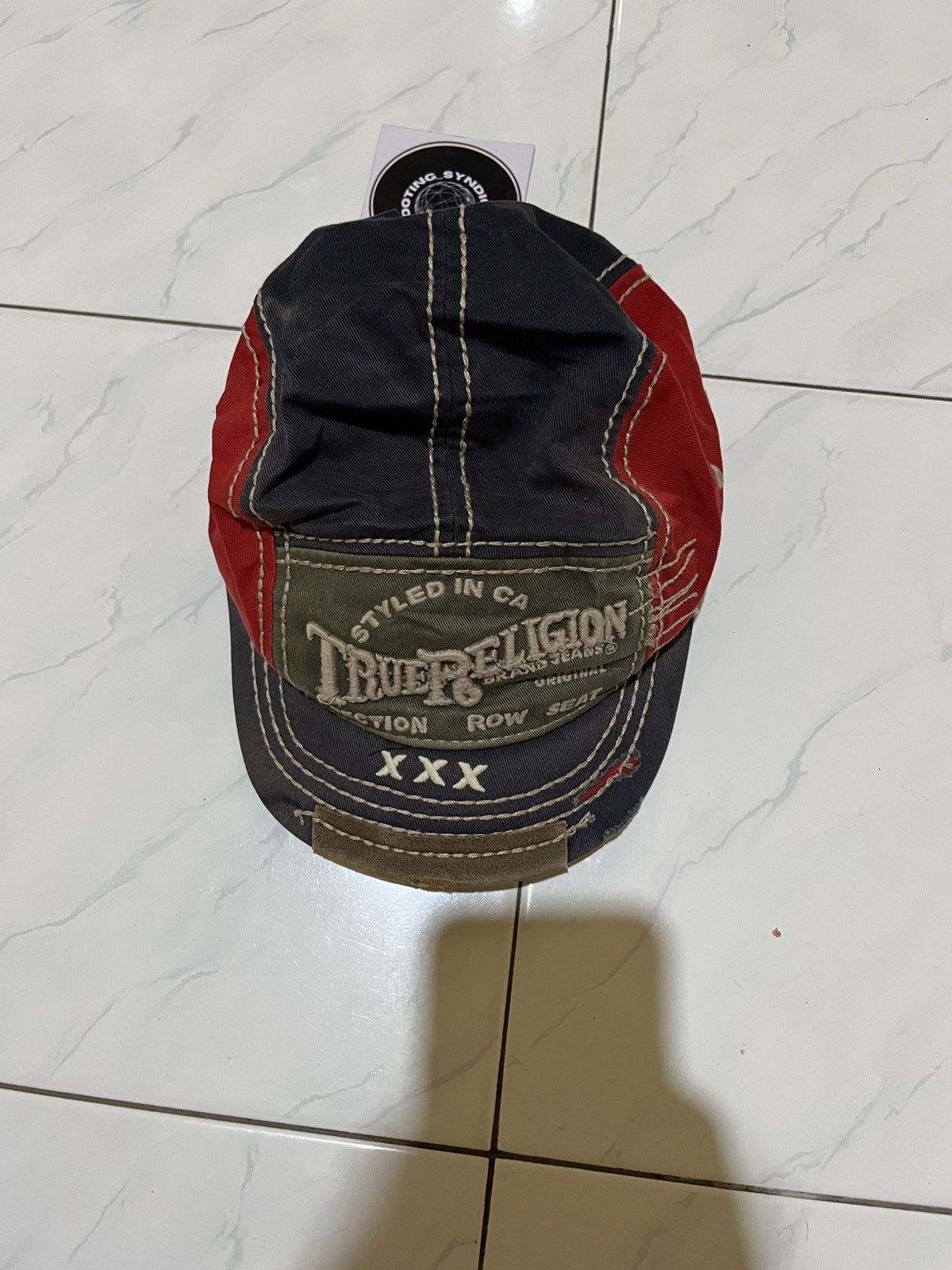 True Religion 🔥 Very Rare!!! Vintage 5 Panel True Religion Distressed Hats Size ONE SIZE - 6 Thumbnail