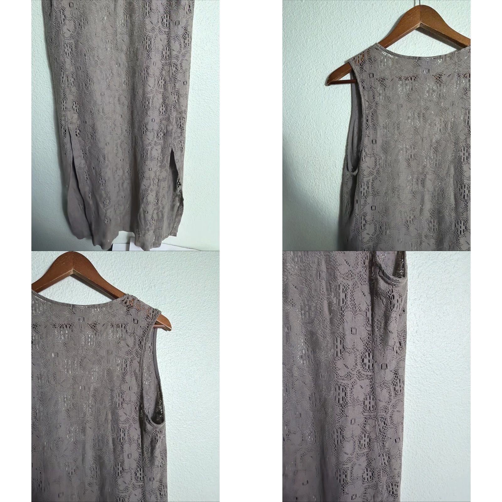 Vintage VINTAGE Star Cody Womens Cardigan Brown Lace Floral Cotton Nylon Small S Sweater Size S / US 4 / IT 40 - 9 Thumbnail