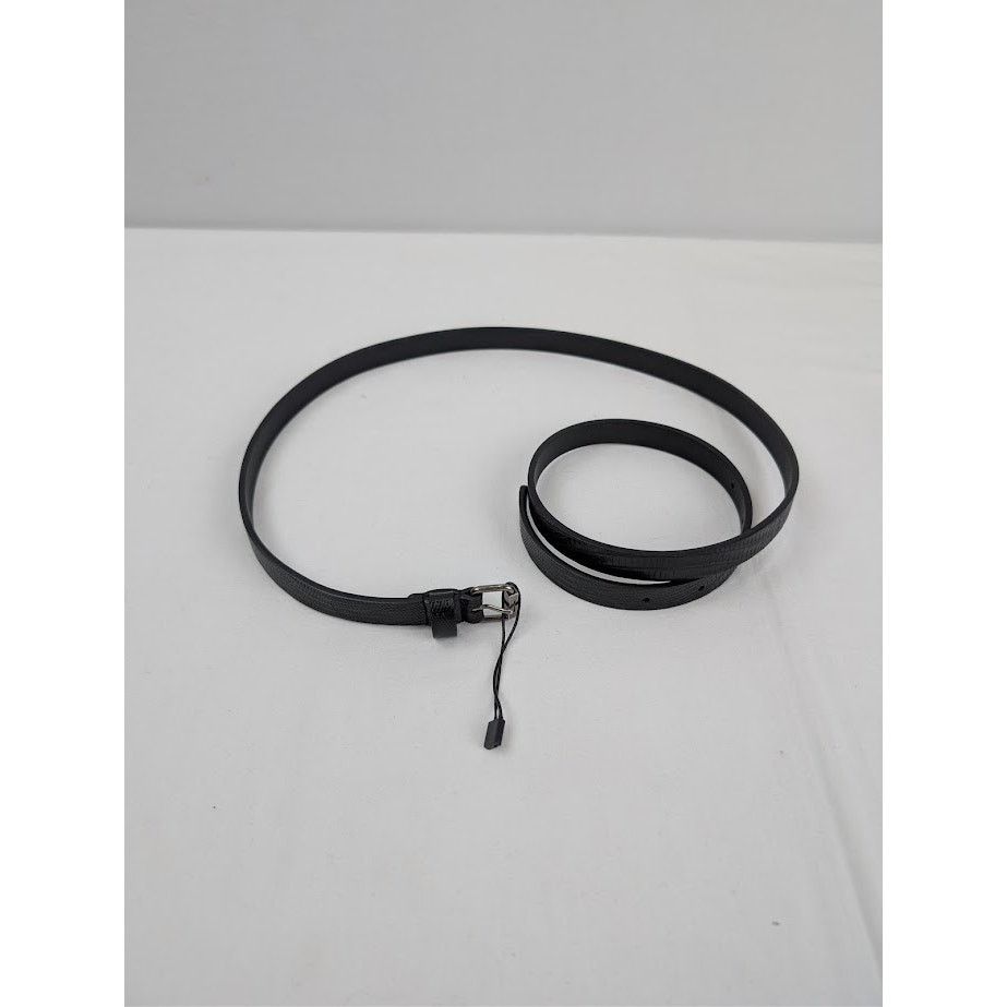 Saint Laurent Paris o1rshd1 Size: 100cm / Belt in Black Size 40 - 3 Thumbnail