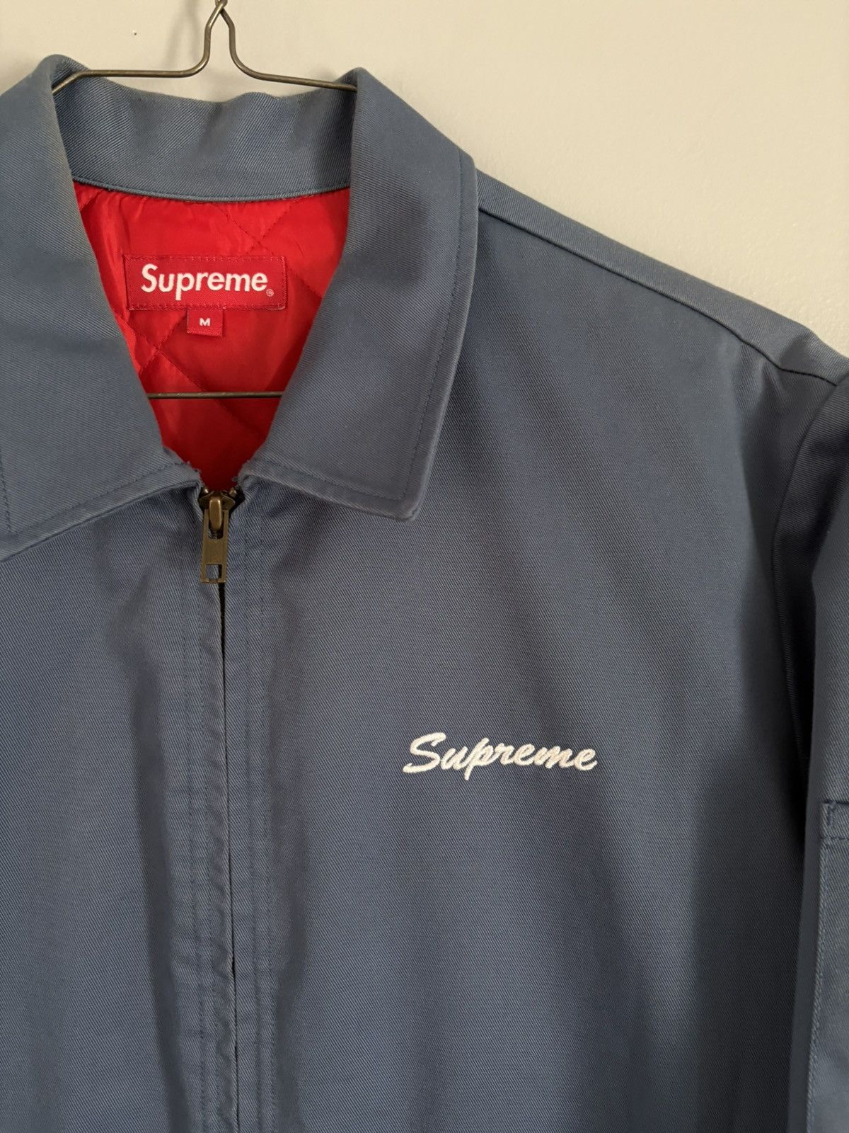 Supreme Supreme Playboy Work Jacket FW16 Blue Size US M / EU 48-50 / 2 - 4 Thumbnail