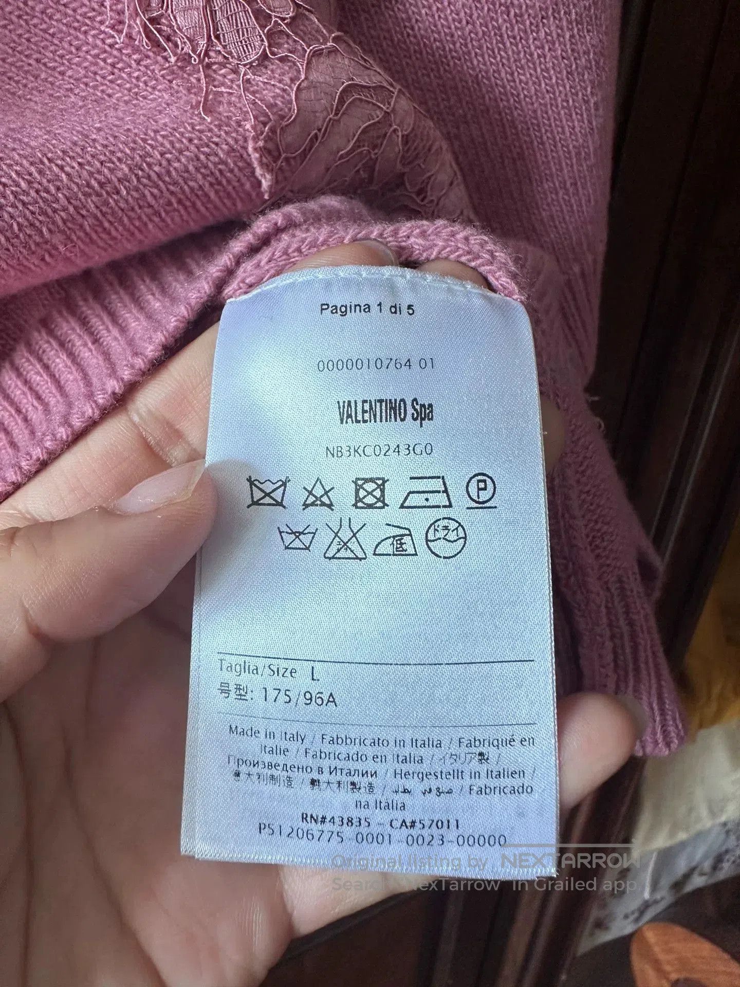 Valentino Valentino Cashmere Sweater. Size US M / EU 48-50 / 2 - 3 Thumbnail