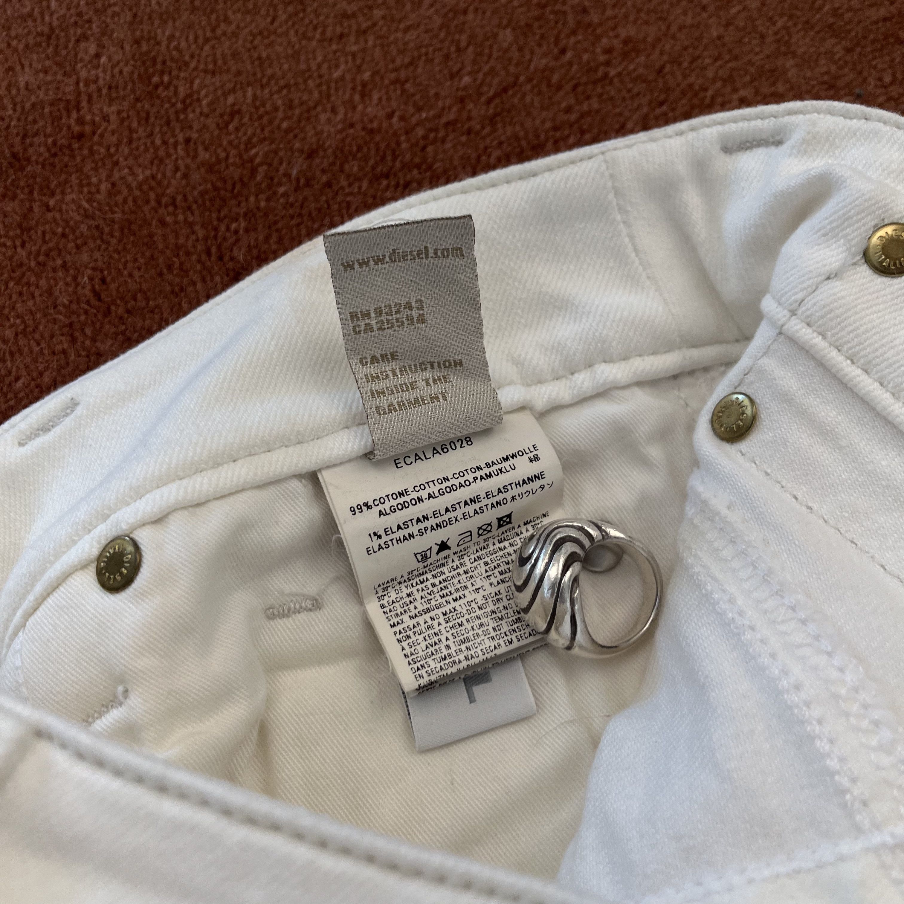 Diesel Diesel White Denim Flares Sample Size US 28 / EU 44 - 11 Thumbnail