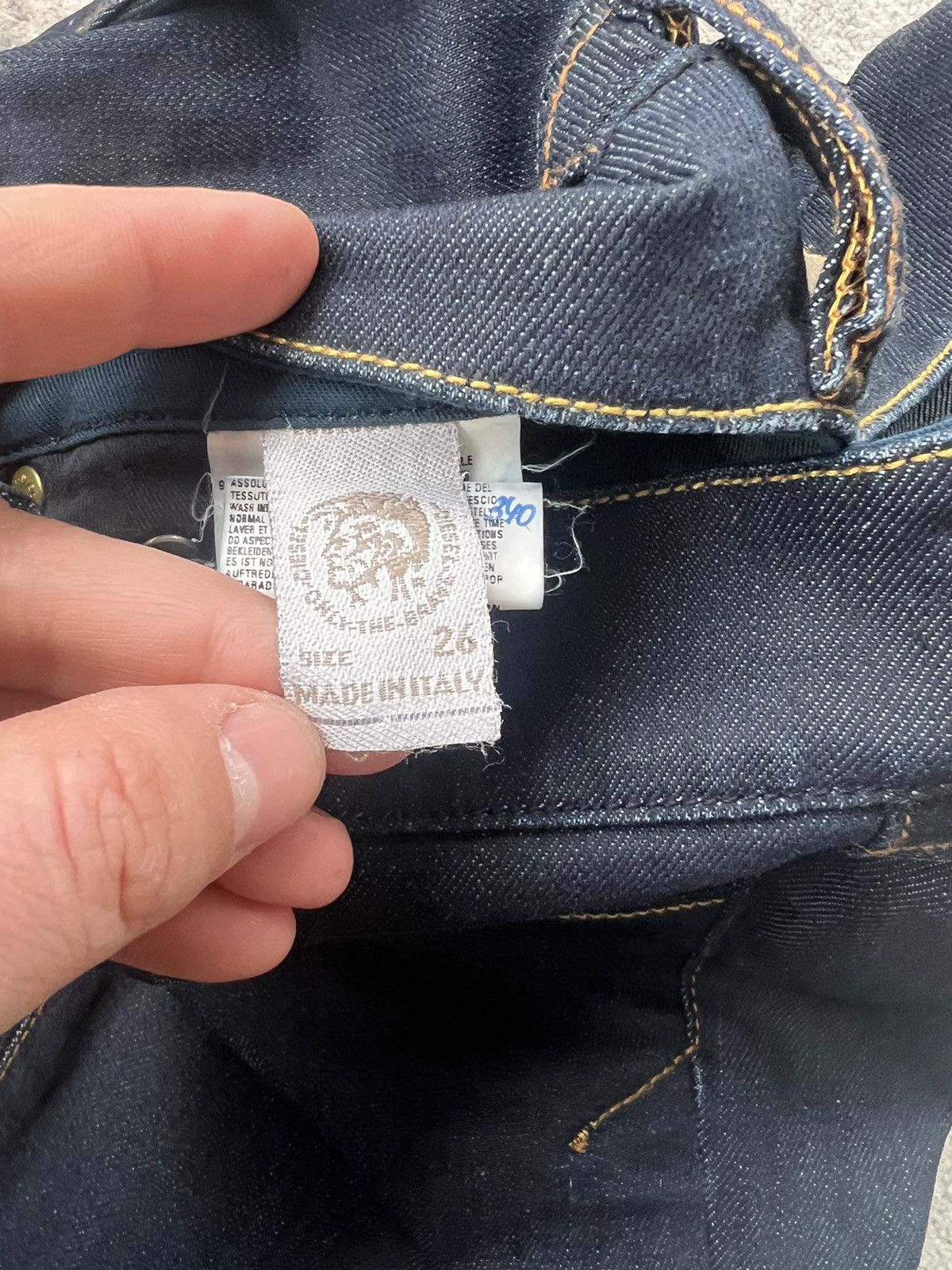 Diesel Y2K Diesel Denim Pants Size 26" / US 2 / IT 38 - 4 Thumbnail