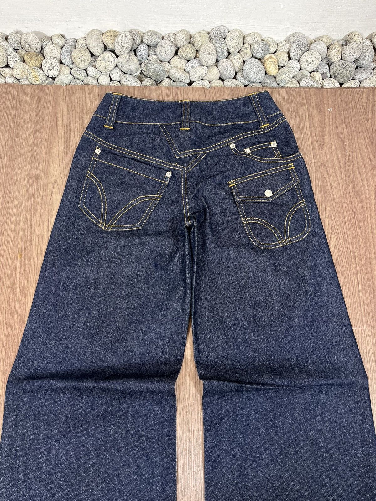 Japanese Brand Comme Ca Models Japan Assymetrical Pocket Jeans Size US 27 - 6 Thumbnail