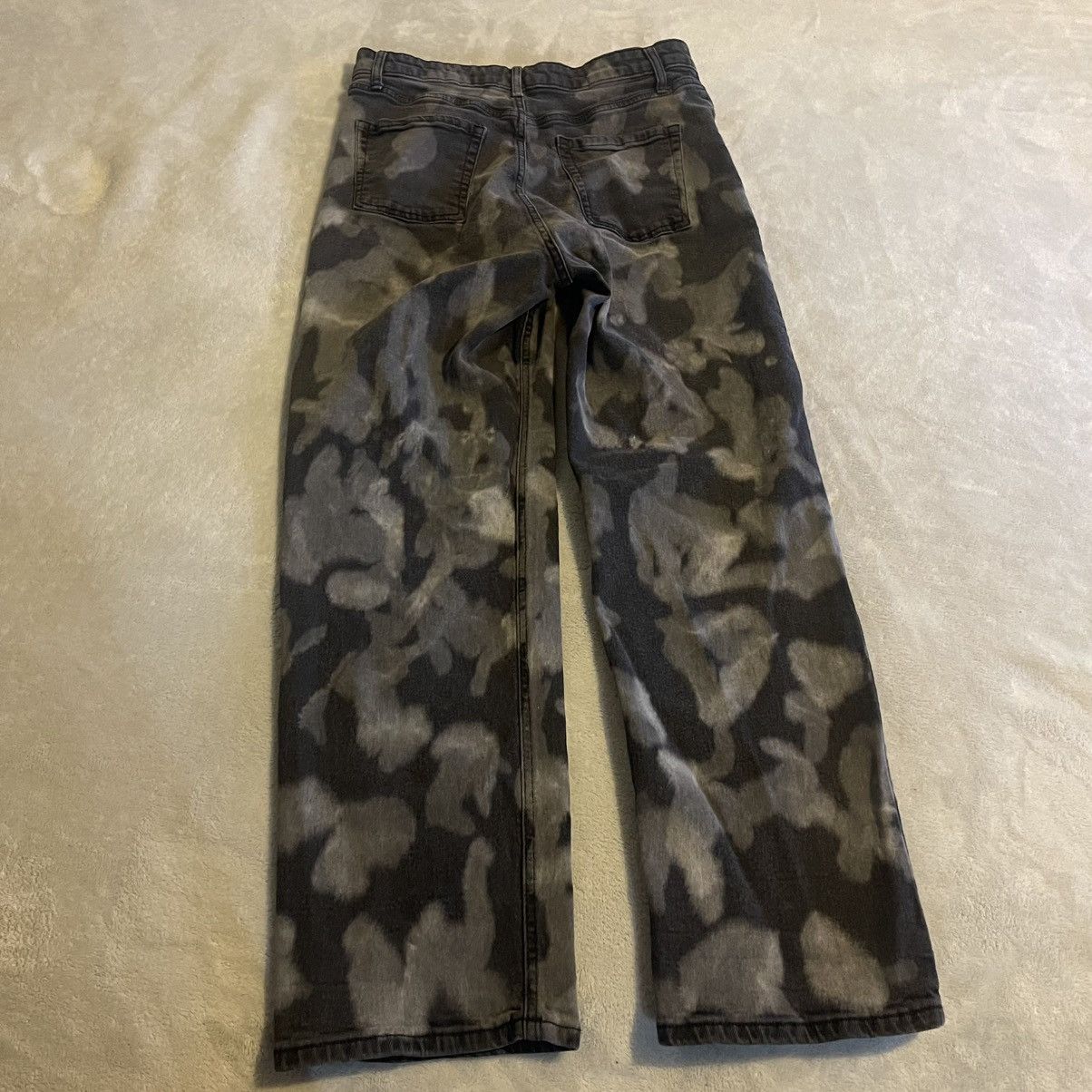 Other Wild Fable Jeans Women 16 Black Tie Dye Button Fly (32x30) Size 32" / US 10 / IT 46 - 2 Thumbnail