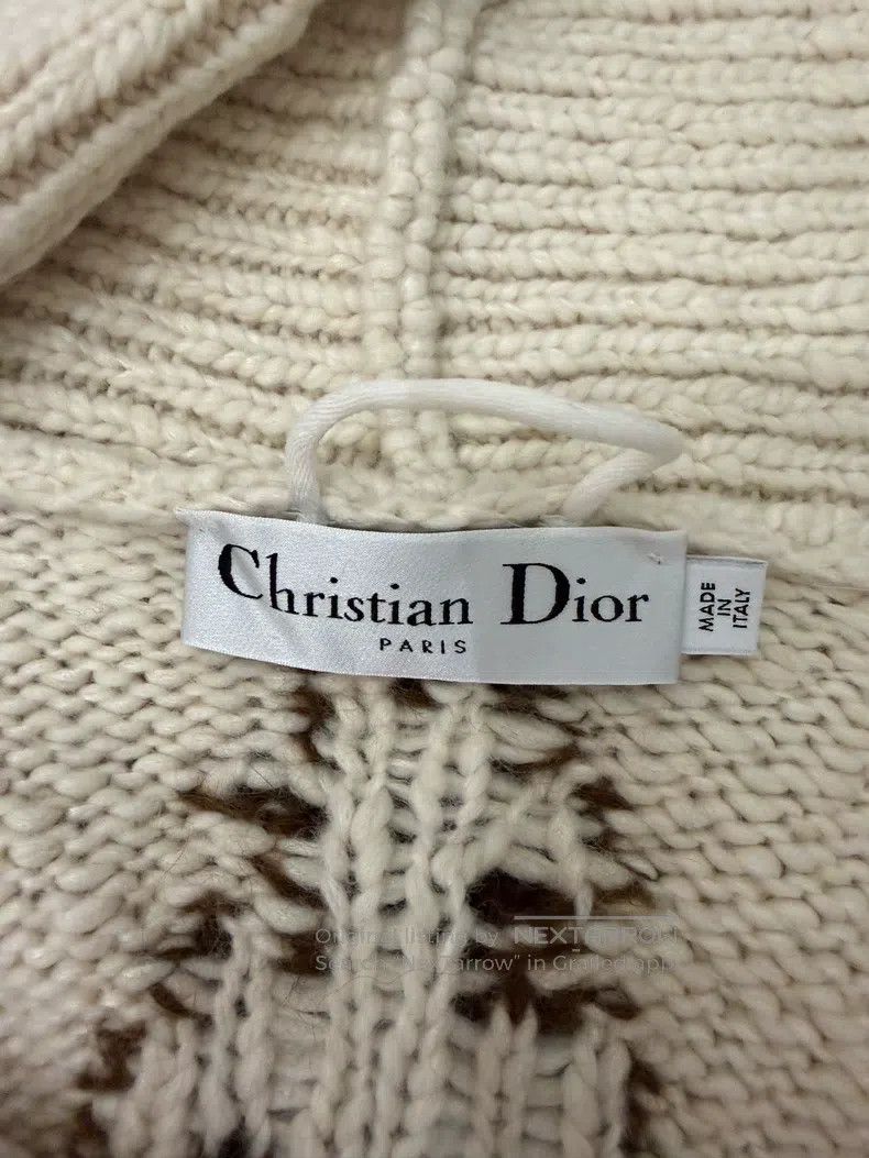 Dior Dior Woollen knitted cardigan coat Size S / US 4 / IT 40 - 5 Thumbnail