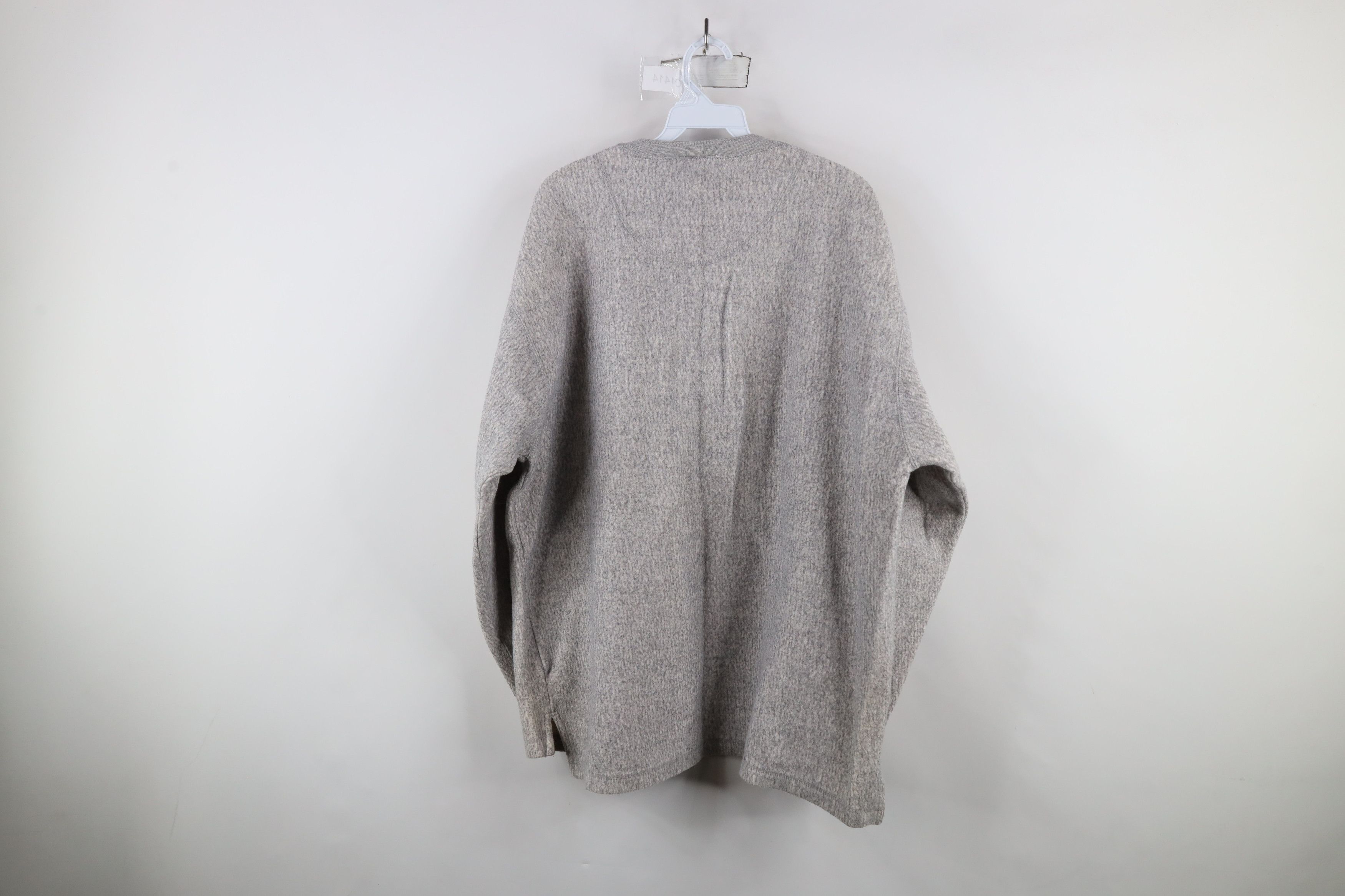 Vintage Vintage 90s Fleece Ohio State University Henley Sweatshirt Size US XL / EU 56 / 4 - 10 Thumbnail