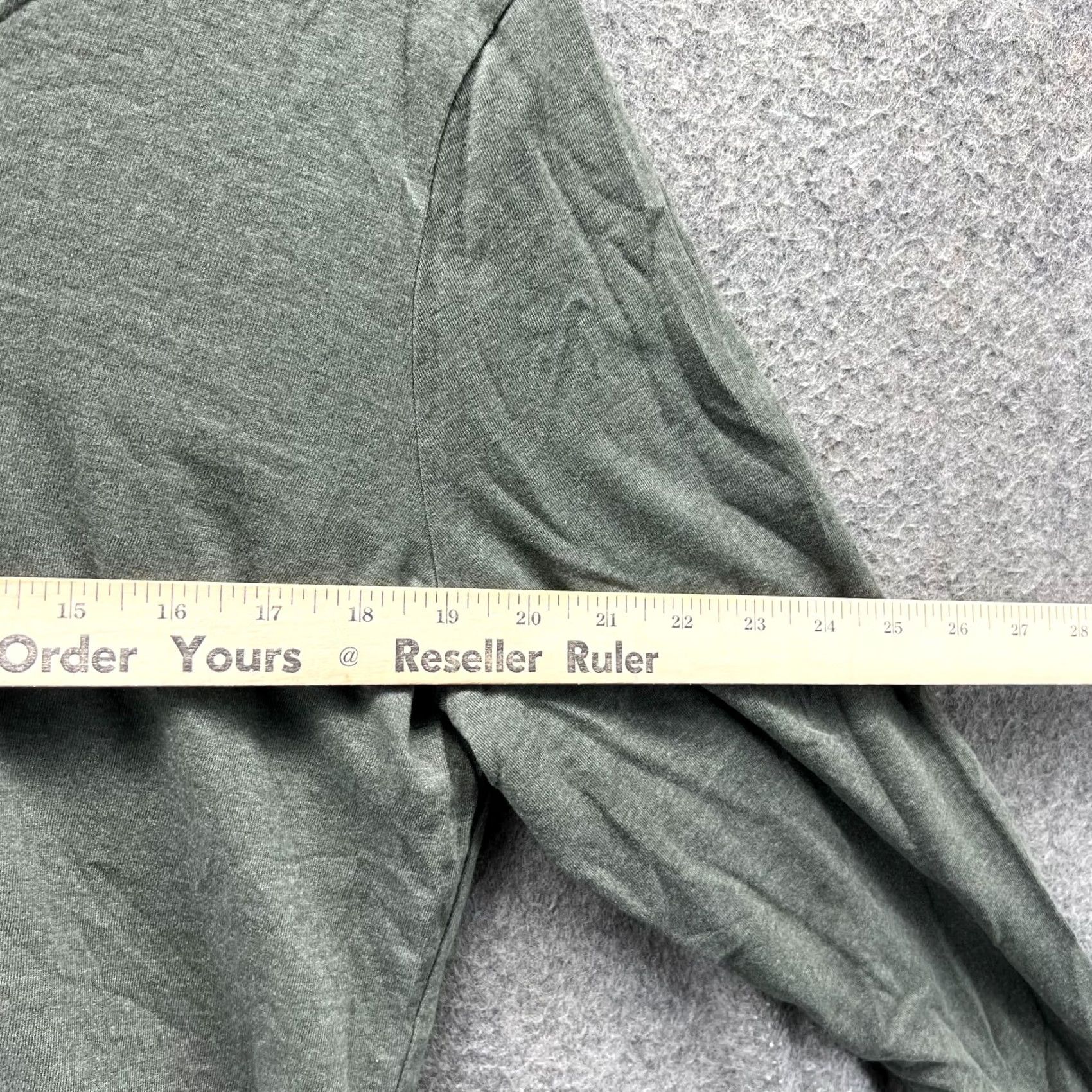 Eddie Bauer VINTAGE? No — Eddie Bauer Shirt Womens XL Green Long Sleeve V-Neck Heather Pullover Fleece Size XL / US 12-14 / IT 48-50 - 7 Thumbnail