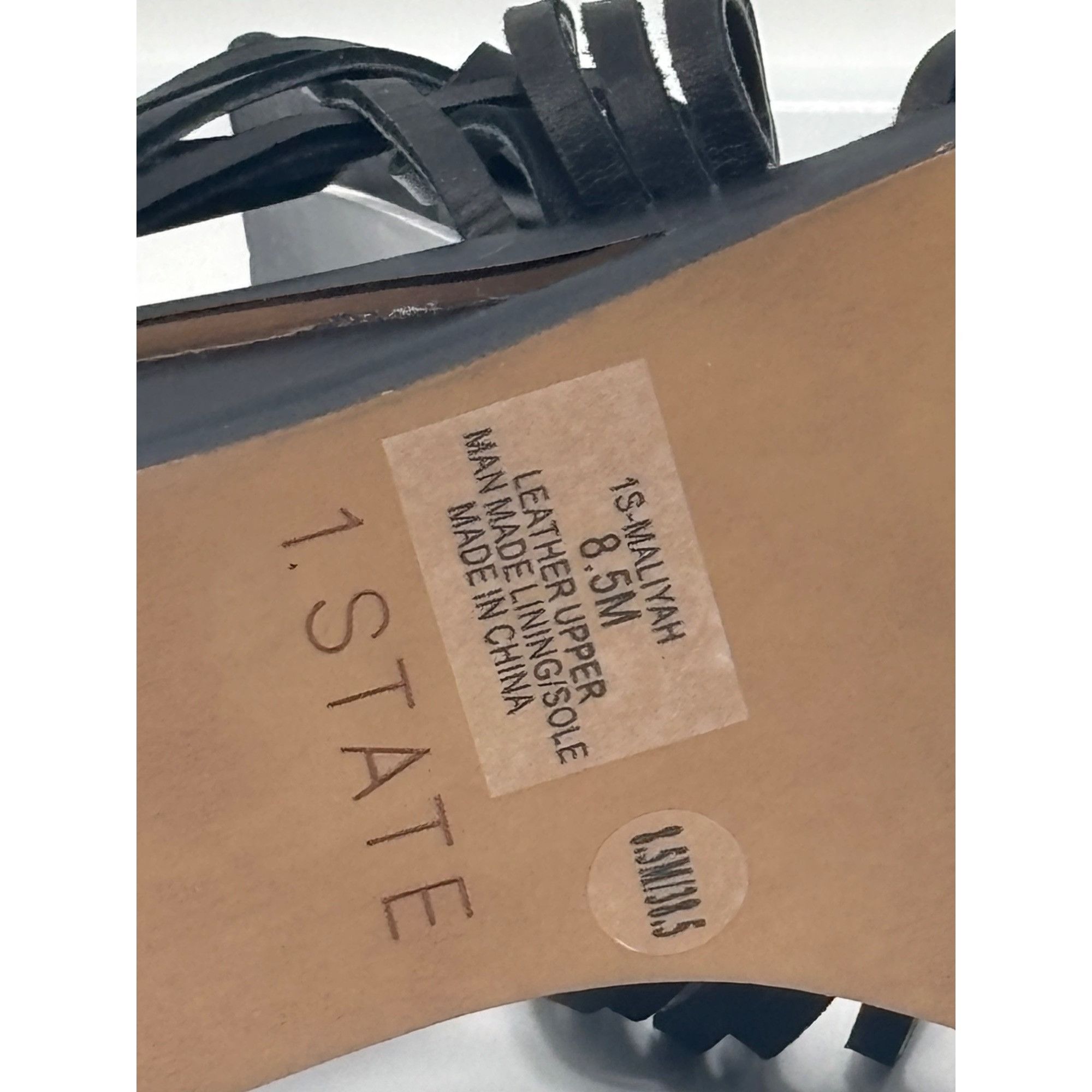 Other 1st STATE Maliyah Wedge Sandal , Black, 8.5 M – NO ANKLE STR Size US 8.5 / IT 38.5 - 7 Thumbnail