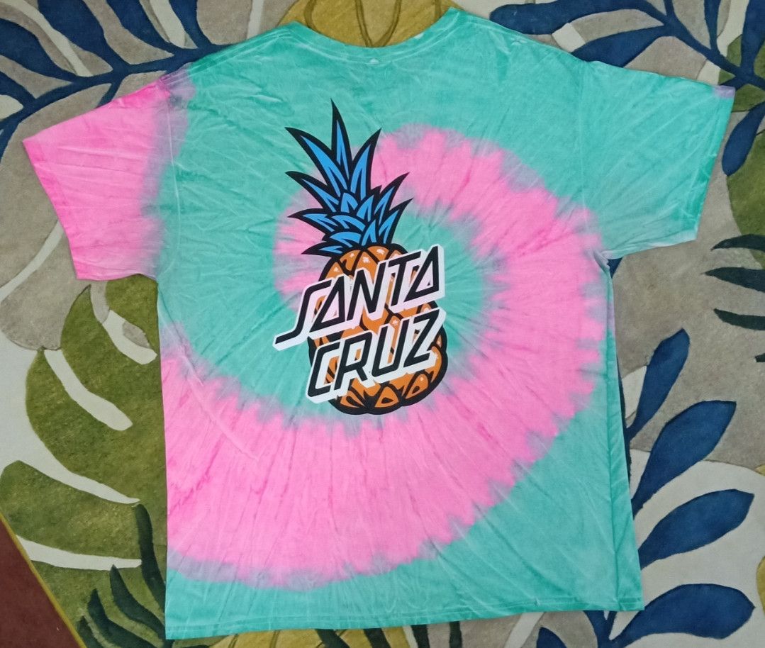 Santa Cruz Skateboards Santa Cruz Pineapple Tie-dye T-shirt Size US L / EU 52-54 / 3 - 9 Thumbnail