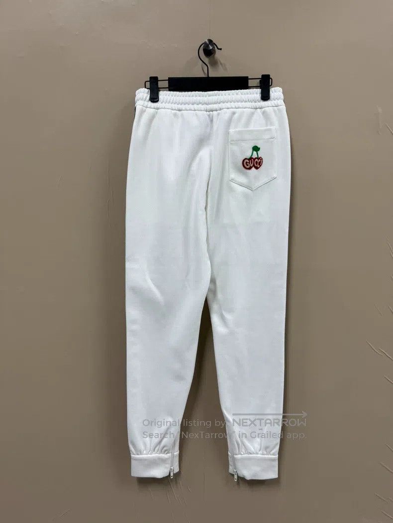 Other Gucci SizeXS Cherry embroidered school trousers, casual spo Size 42" / US 20 - 2 Thumbnail