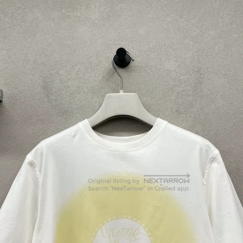 Hermes Hermes Logo Printed Short-Sleeve Dress, Yellow Ombre Size XS / US 0-2 / IT 36-38 - 4 Thumbnail