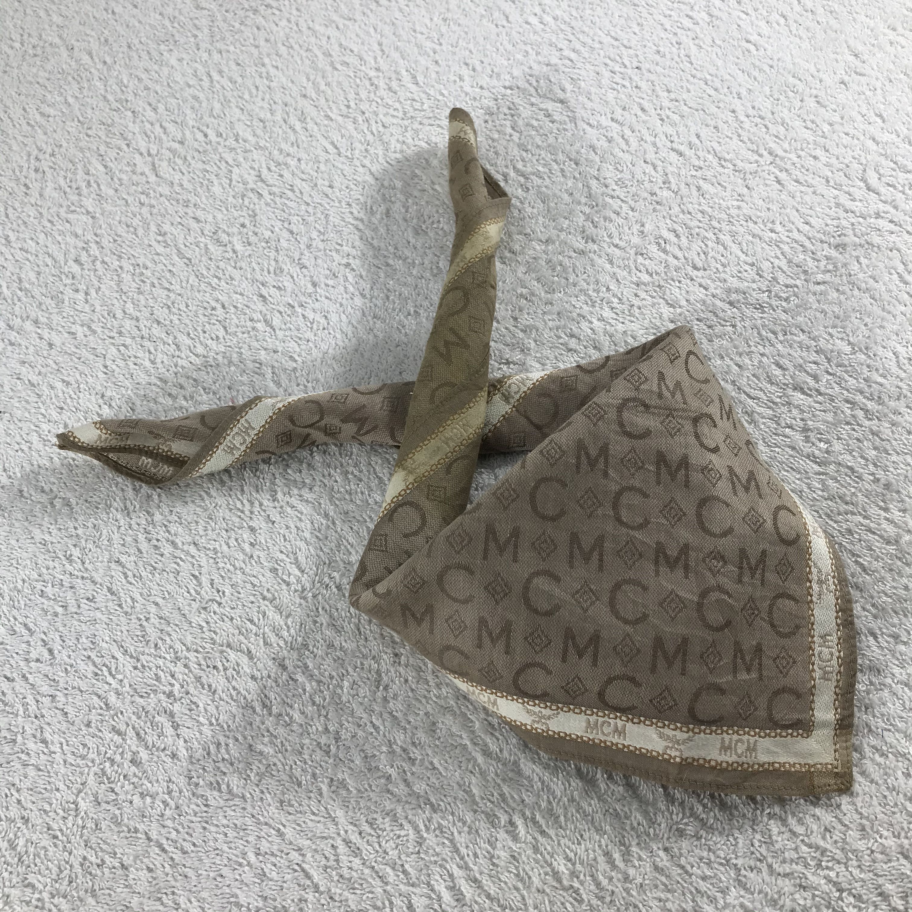 MCM × Vintage MCM Bandana / Handkerchief / Neckerchief - S107 Size ONE SIZE - 4 Thumbnail