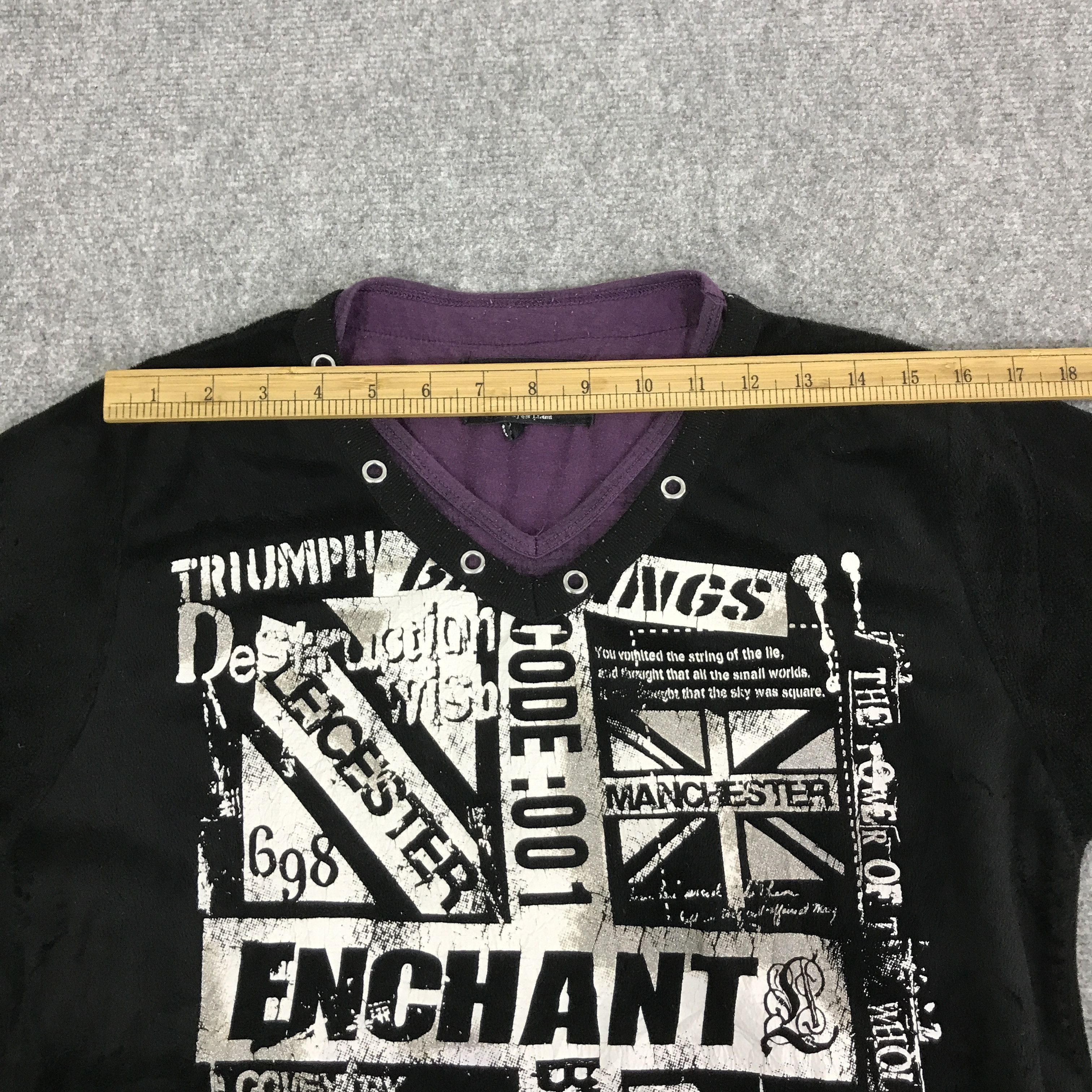 If Six Was Nine GOTHIC PUNK JAPAN BEAUMERE RARE T-SHIRT K93B4 Size US M / EU 48-50 / 2 - 5 Thumbnail