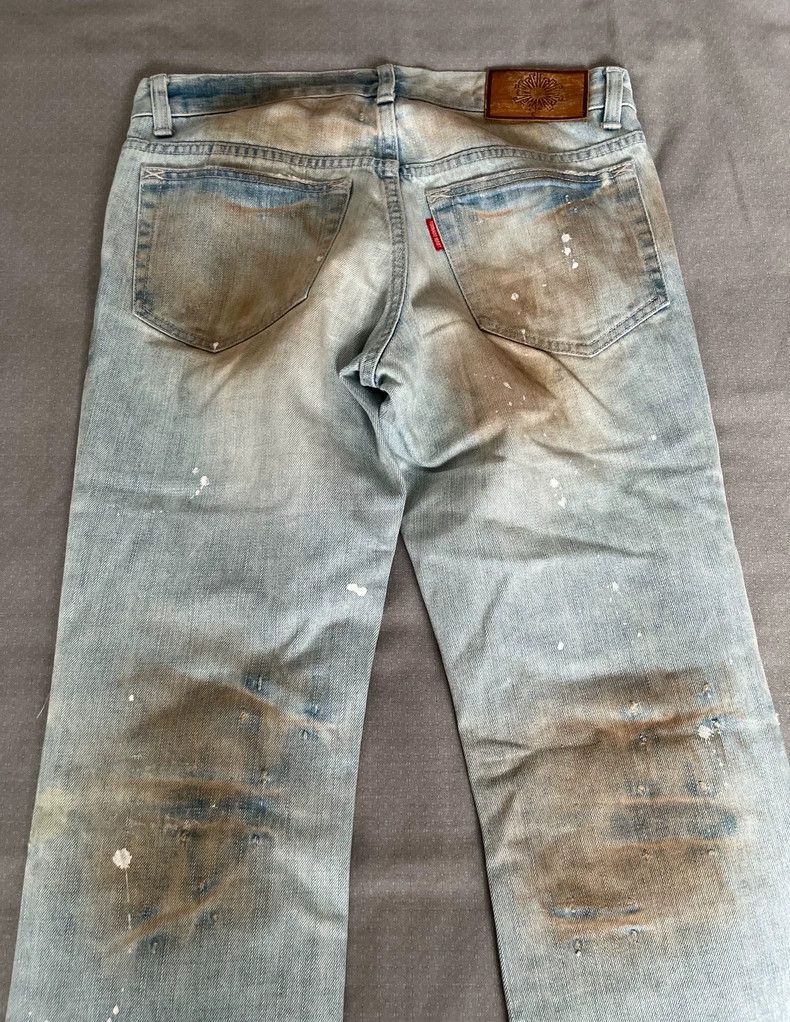 Yohji Yamamoto Vintage Tornado Mart Distressed Denim Pants-2506 Size 30" / US 8 / IT 44 - 6 Thumbnail