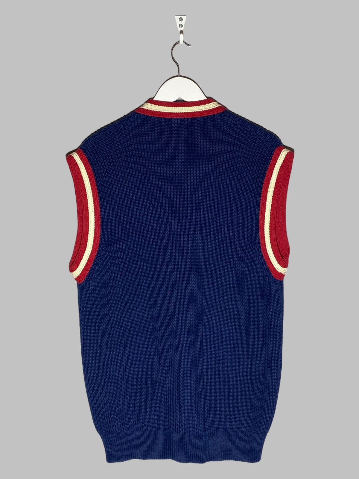 Baracuta Baracuta Cotton Knit Cardigan Vest Sweater Fisherman Grandpa Size US M / EU 48-50 / 2 - 2 Thumbnail