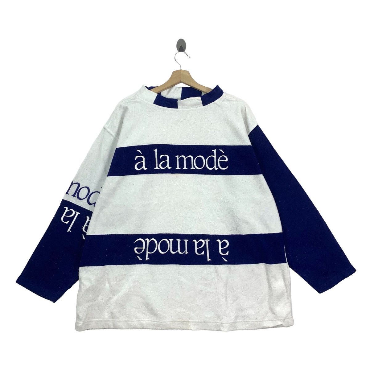 image of Vintage À La Modé I’Studio291 Fleece Long in White, Men's (Size Large)