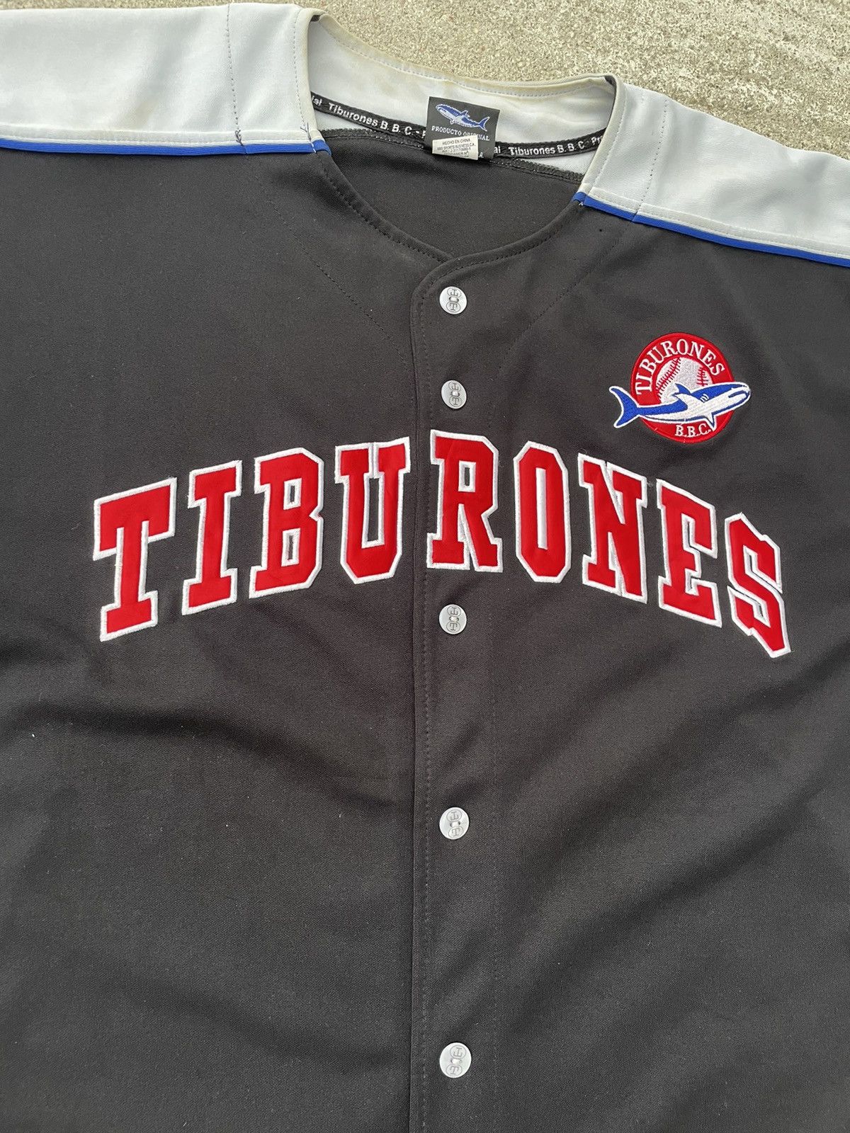 Vintage Jersey tiburones Size US L / EU 52-54 / 3 - 3 Thumbnail
