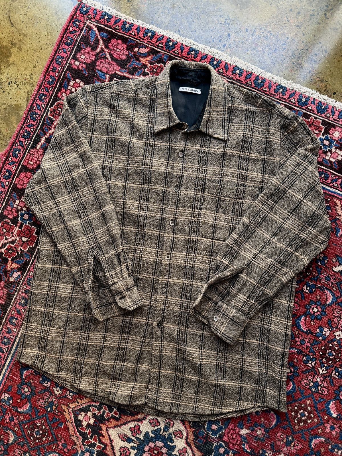 Our Legacy Our Legacy Above Check Overshirt Size US M / EU 48-50 / 2 - 7 Thumbnail
