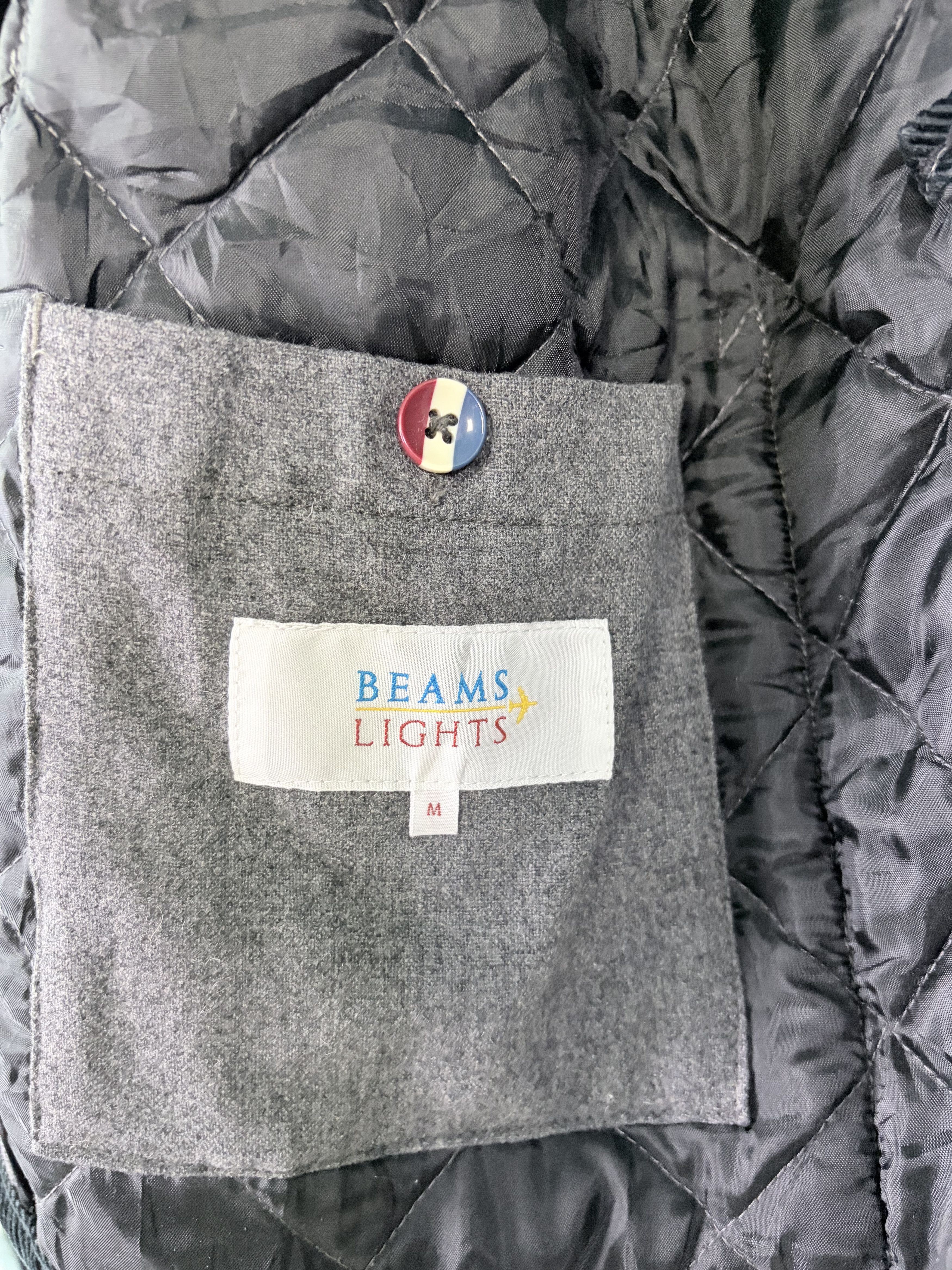 Beams Japan Beams Lights Wool Quilted Jacket Size US M / EU 48-50 / 2 - 7 Thumbnail