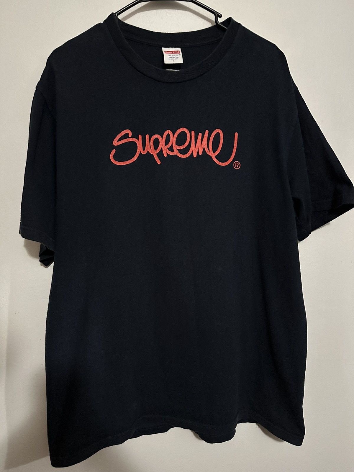 Supreme Supreme Handstyle Tee Size US L / EU 52-54 / 3 - 1 Thumbnail