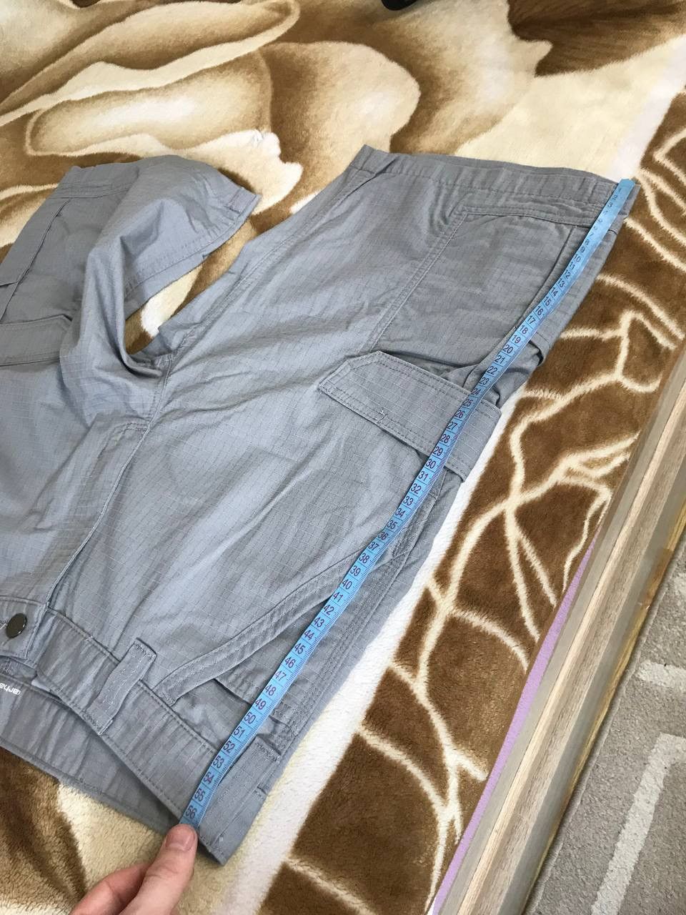 Carhartt 🔥 Carhartt Mens Cargo Shorts Grey Relaxed Fit Cotton Size US 33 - 7 Thumbnail