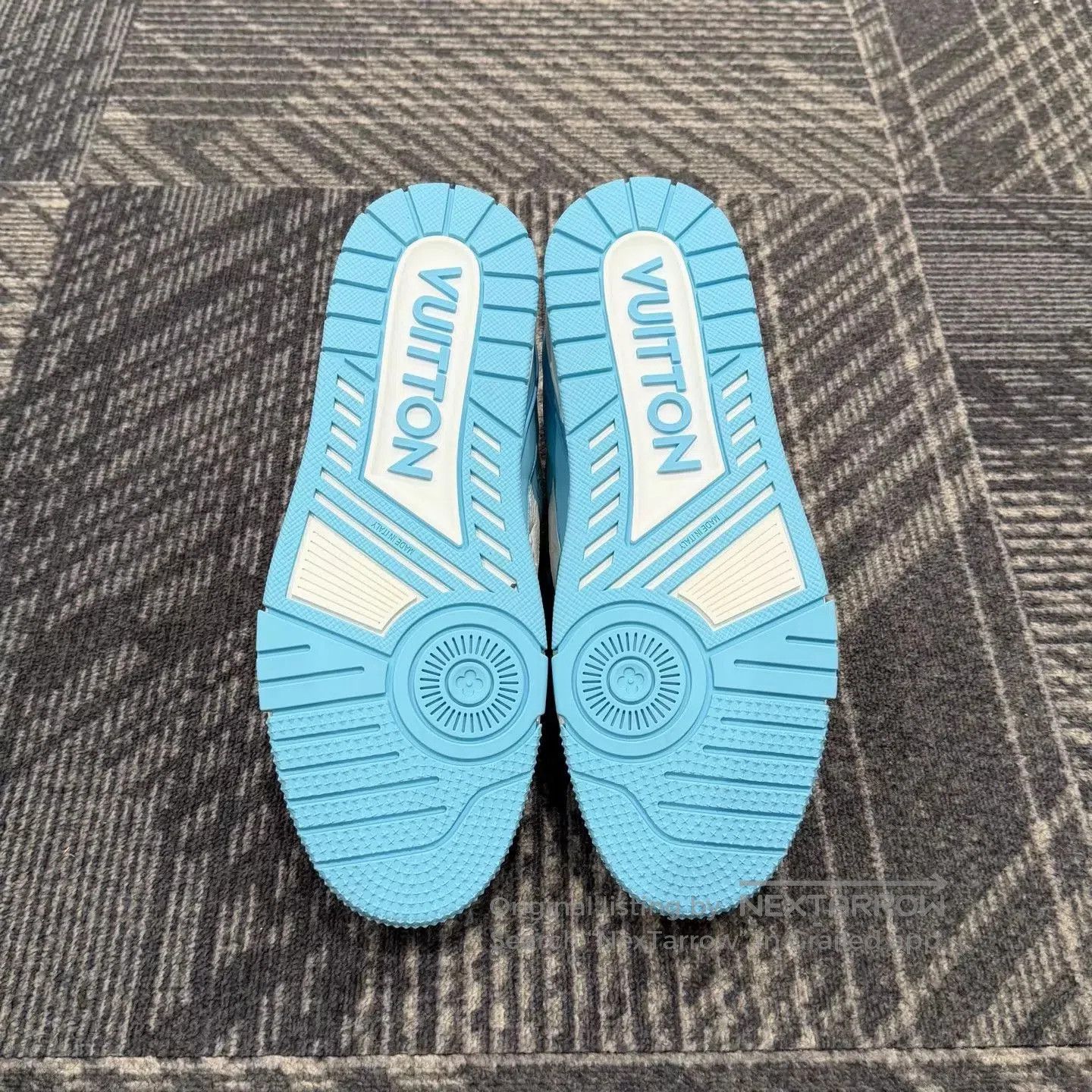 Louis Vuitton Blue Low-Top Sneakers Size 8.5. Size US 8.5 / EU 41-42 - 6 Thumbnail