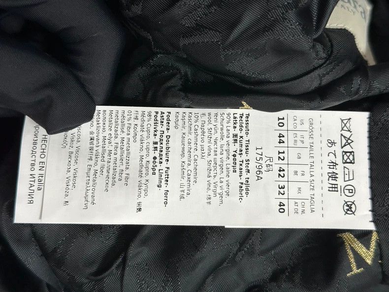 Max Mara Max Mara 101801 Black Coat Size L / US 10 / IT 46 - 7 Thumbnail
