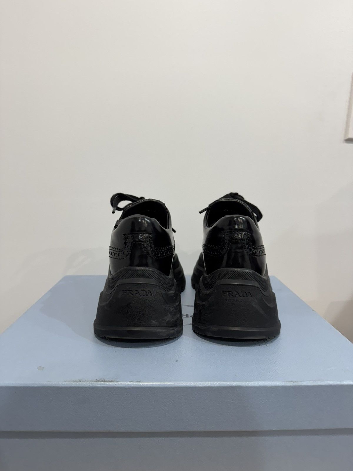 Prada Prada platform derby brogue creeper Size US 6 / IT 36 - 3 Thumbnail