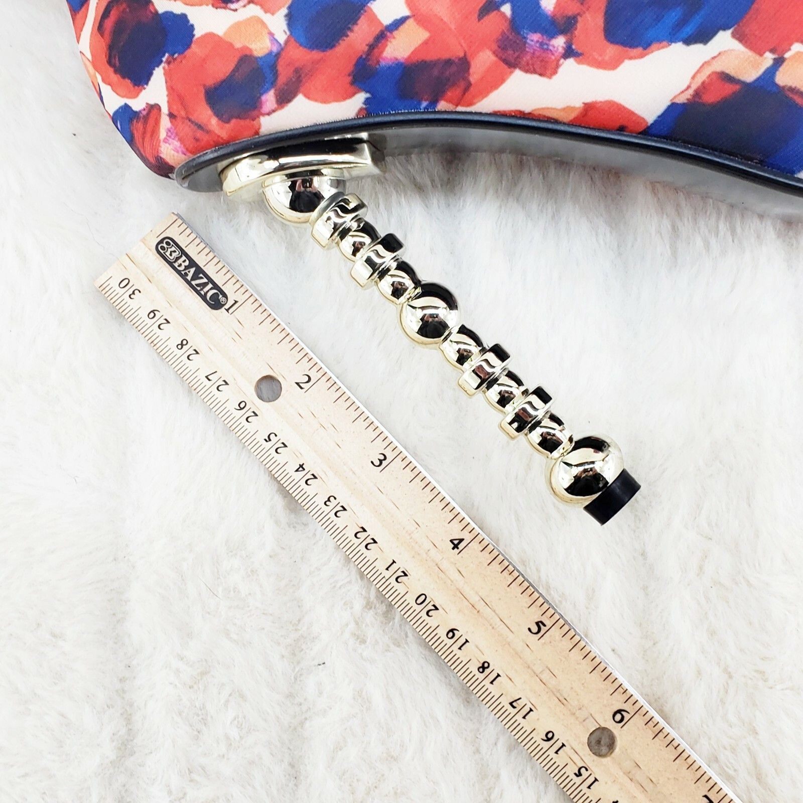 Other 5" Geo Deco High Heel Multi Color Print Pointy Toe Ankle Boo Size US 7.5 / IT 37.5 - 9 Thumbnail