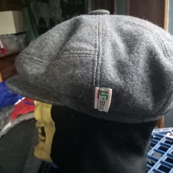 Other Vintage Serchio Pool Newsboy Derby Hat Wool Winter Ear Flaps Size ONE SIZE - 2 Thumbnail