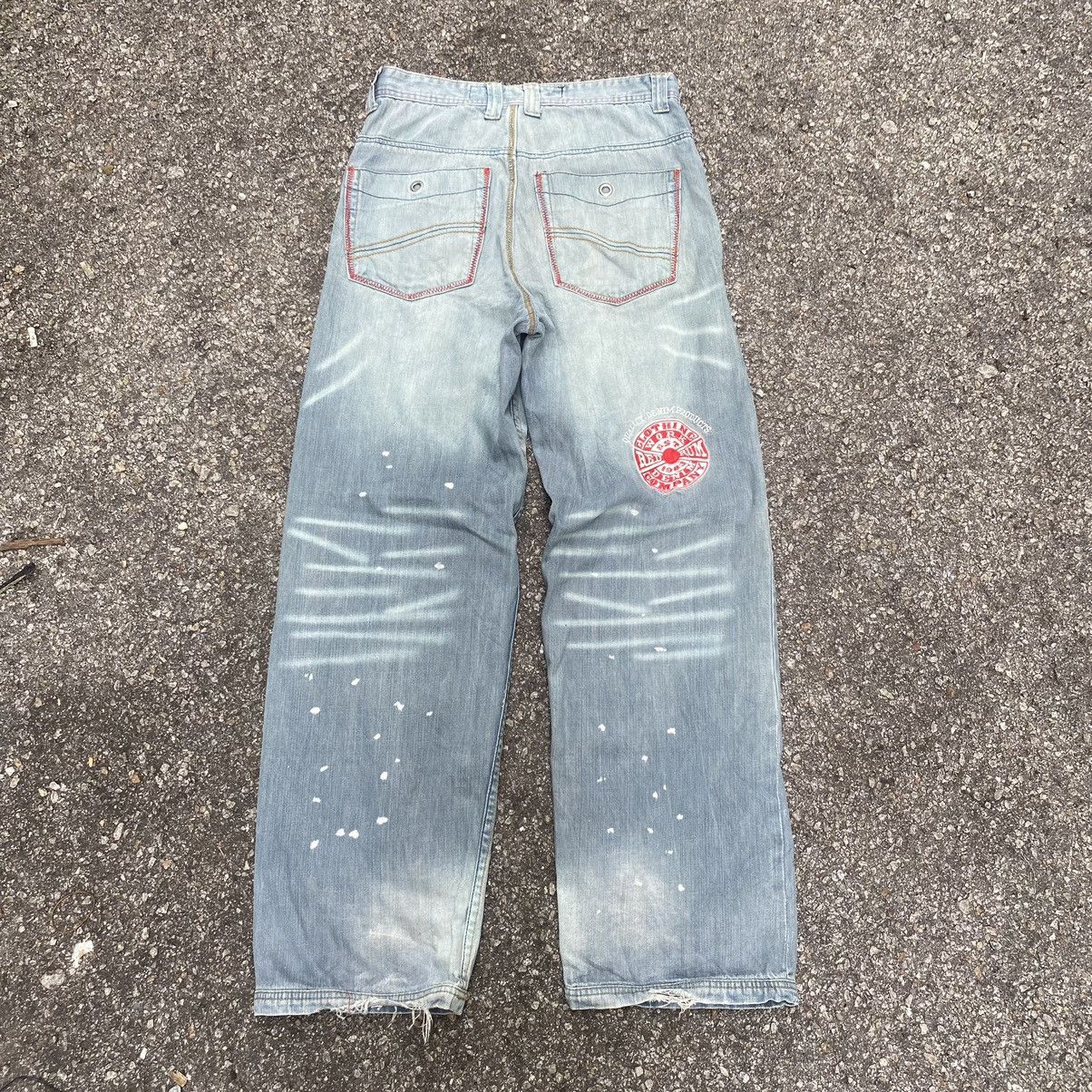 Southpole Baggy Jeans Skater Y2k Vintage Denim Redrum Clothing Company Size US 30 / EU 46 - 5 Thumbnail