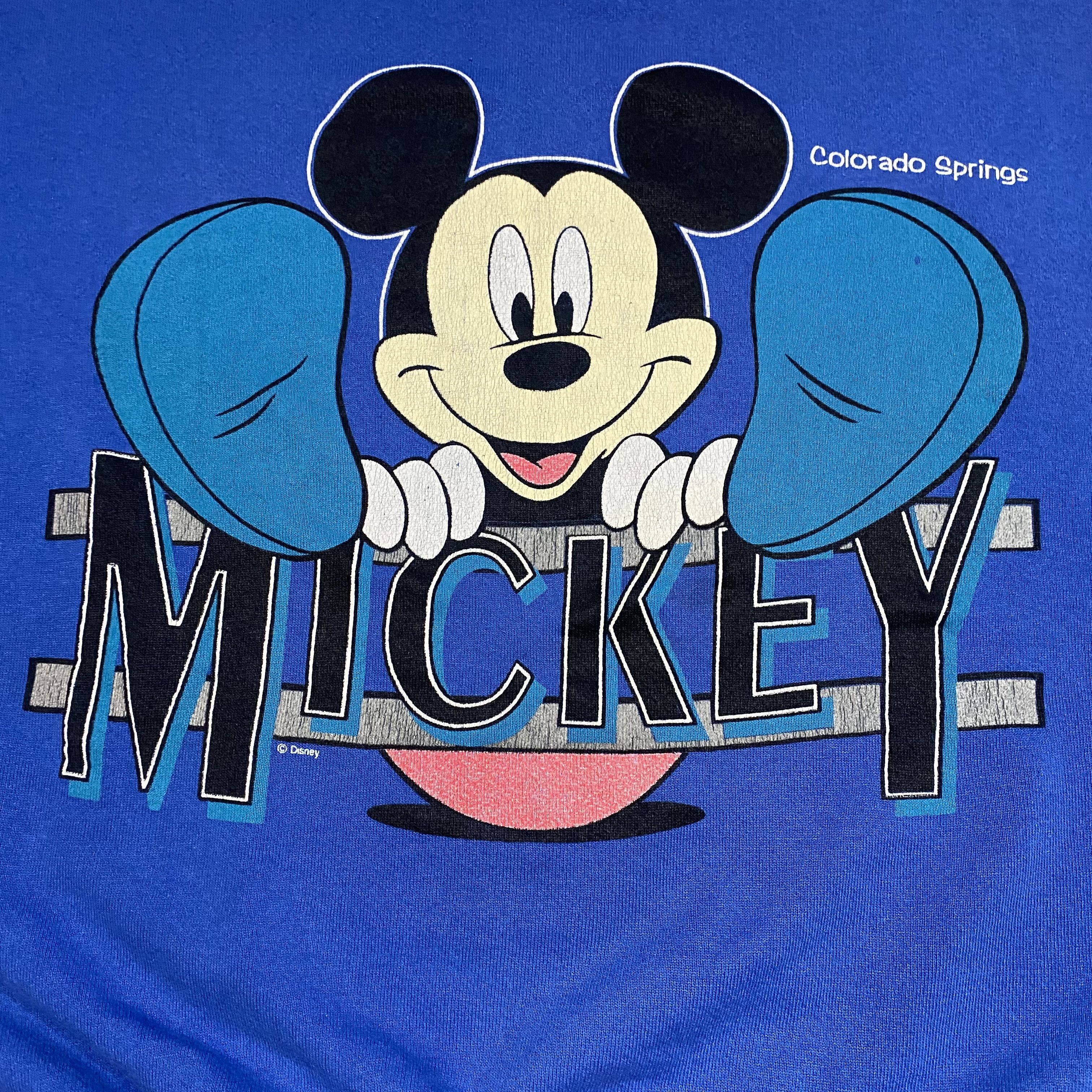 Tultex Colorado Vtg Mickey Mouse Crew Neck Sweatshirt made in USA Size XL / US 12-14 / IT 48-50 - 3 Thumbnail