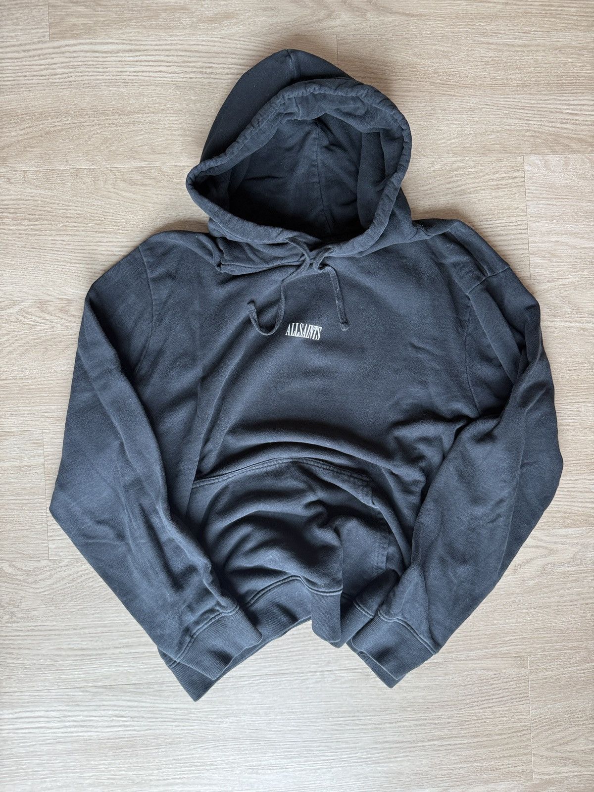 Allsaints Allsaints Center Logo Hoodie Size US M / EU 48-50 / 2 - 1 Thumbnail