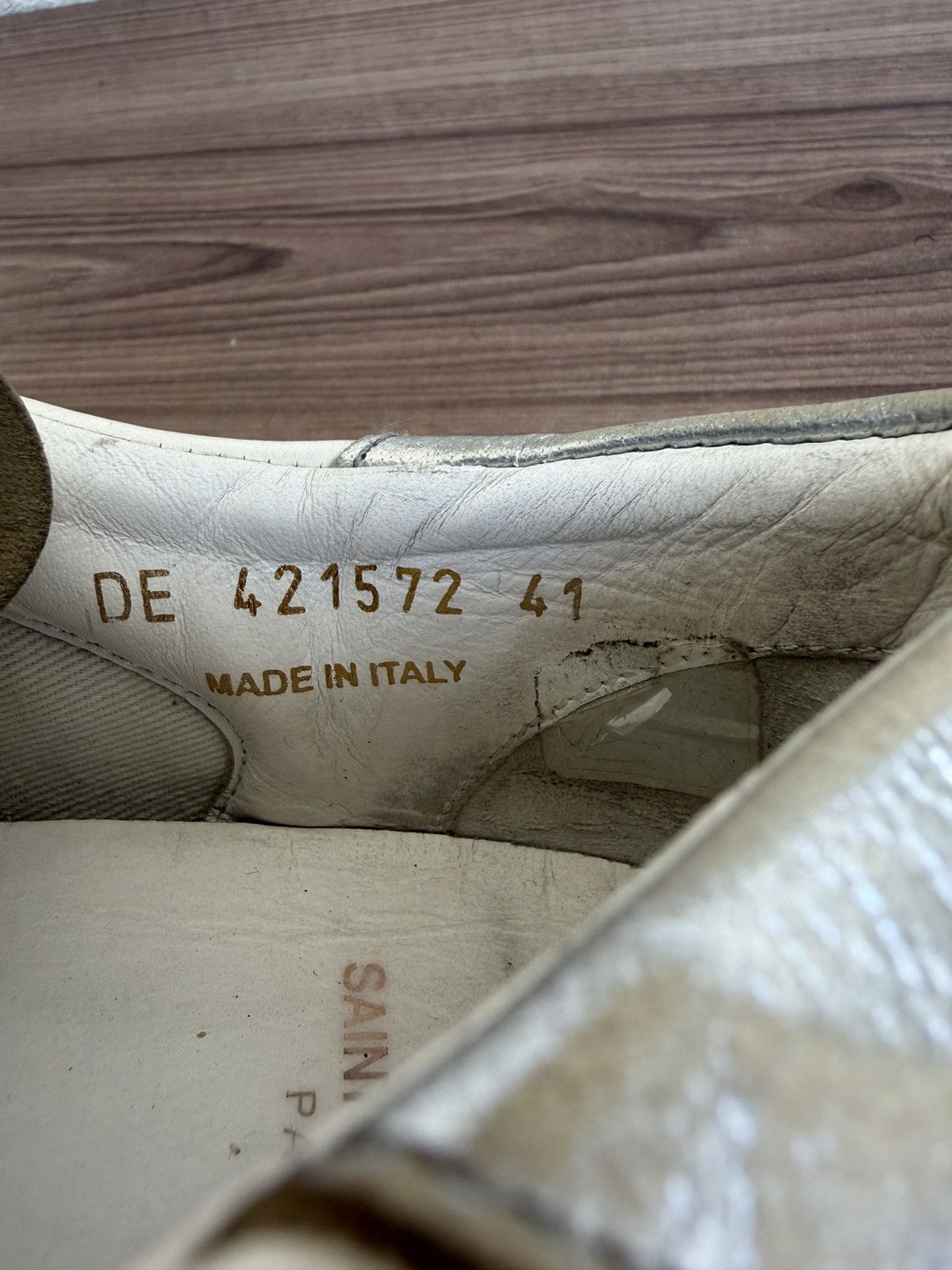 Saint Laurent Paris Ss15 court classic star trainers Size US 8.5 / EU 41-42 - 10 Thumbnail