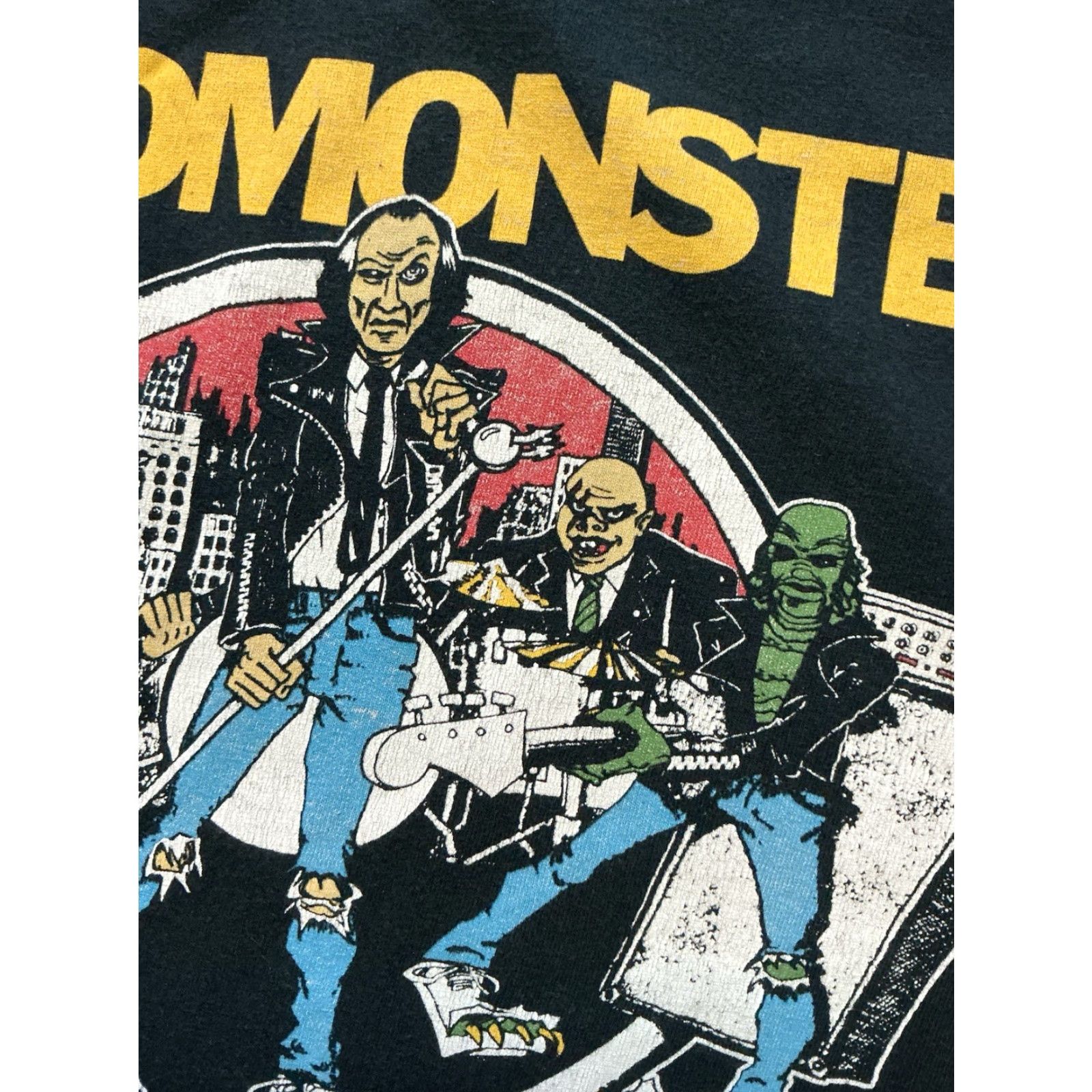 Vintage Mad Monster Party Rock Band Musical Horror Comedy Black Graphic S/S T-Shirt L Mens Size L Size US L / EU 52-54 / 3 - 7 Thumbnail