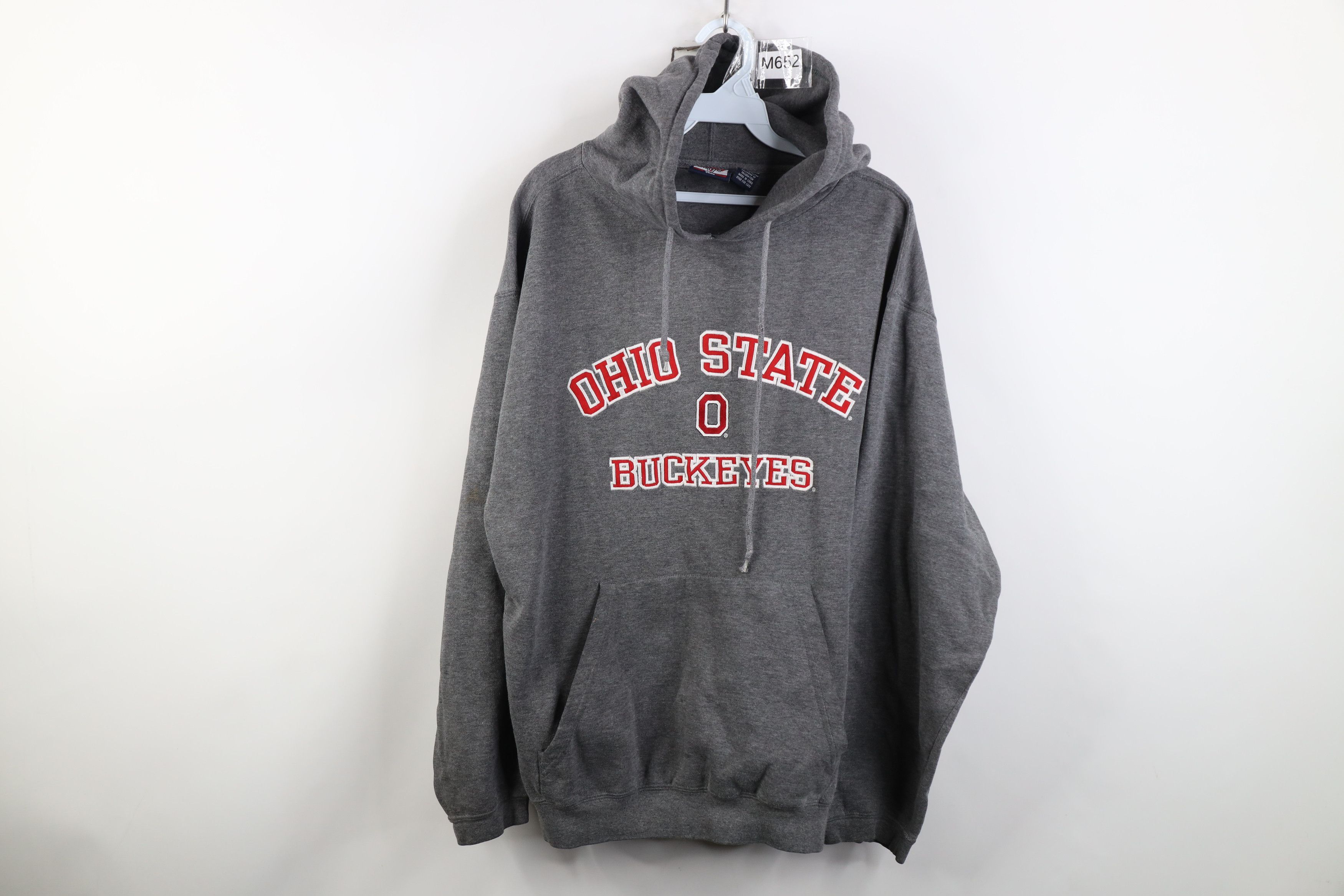 Vintage Vintage 90s Y2K Ohio State University Hoodie Sweatshirt Size US L / EU 52-54 / 3 - 1 Thumbnail