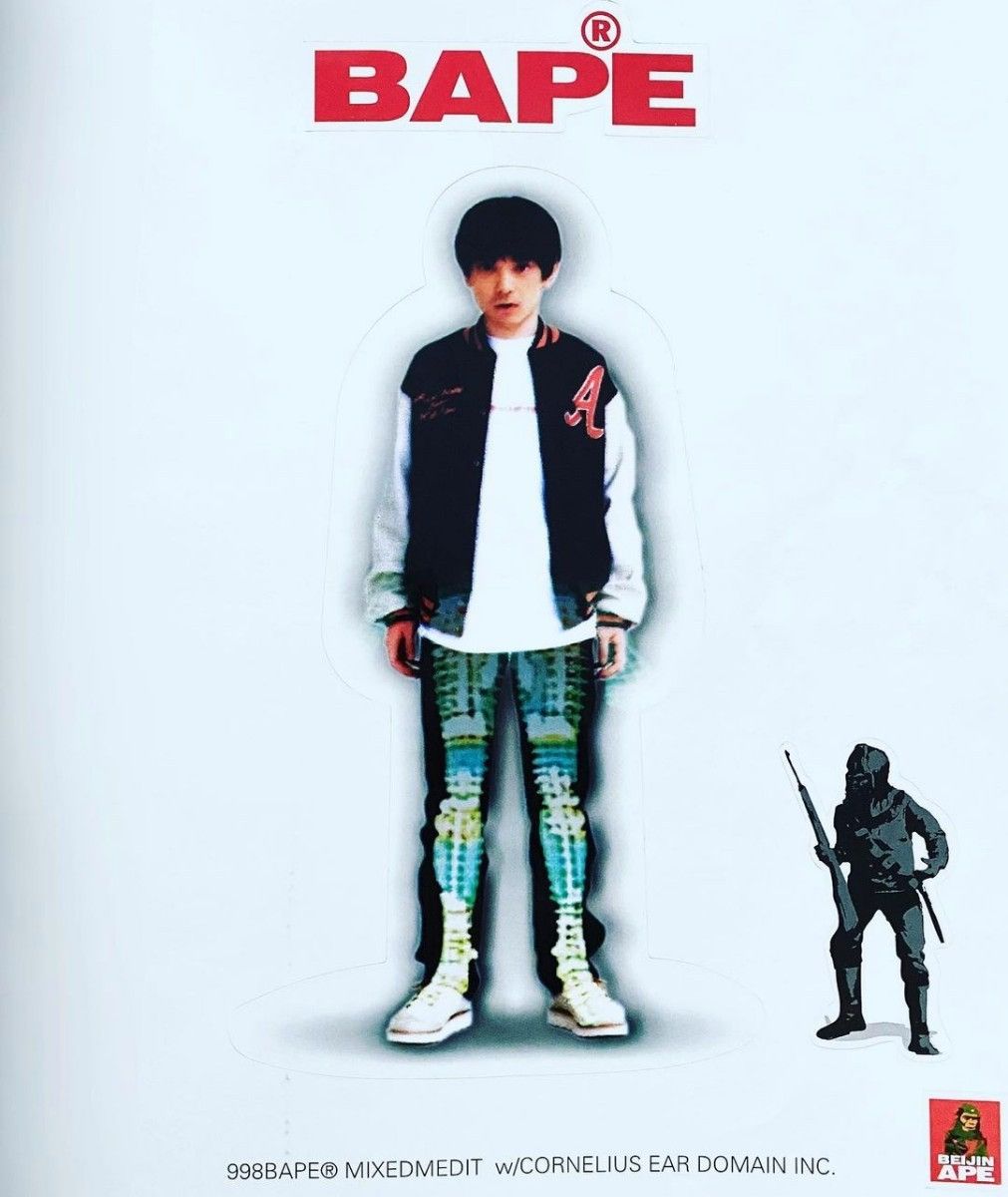 Bape Bape 1998AW Leather Varsity Jacket Directed by Nigo Size US L / EU 52-54 / 3 - 2 Thumbnail
