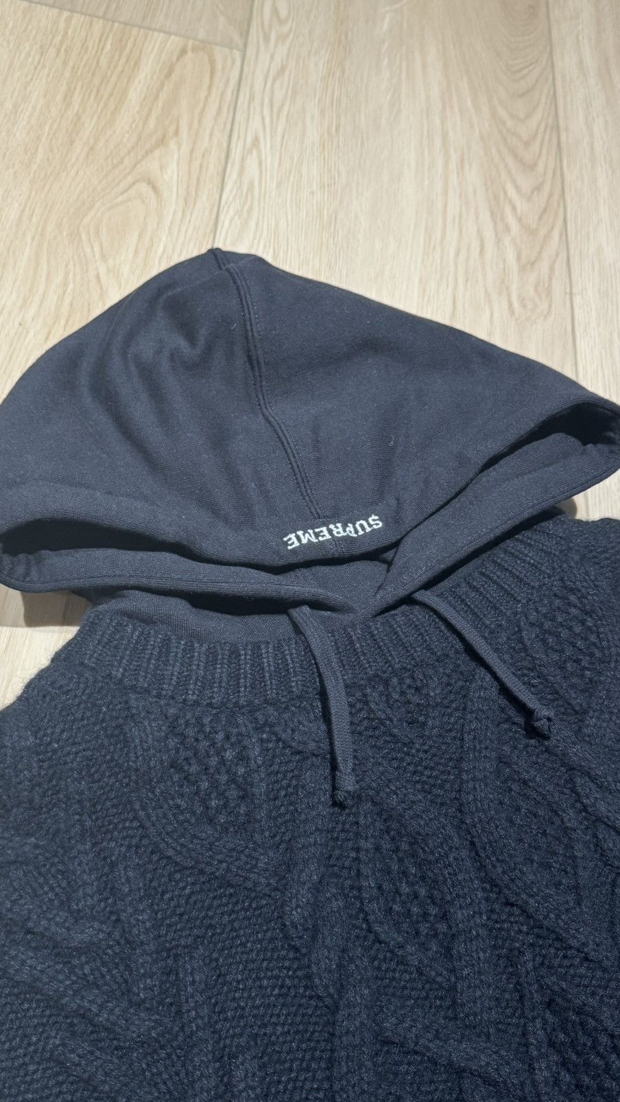 Supreme Supreme Cable Hooded sweater crewneck Hoodie Cablekit hood Size US XL / EU 56 / 4 - 6 Thumbnail