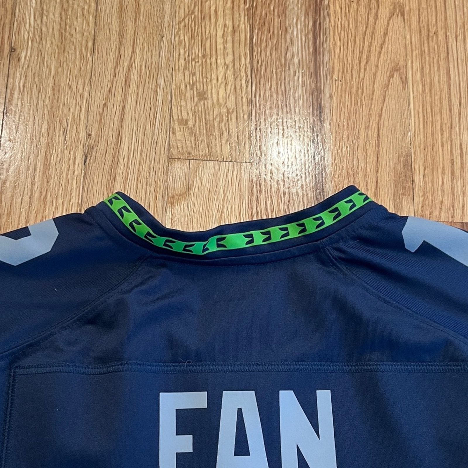 Nike Men’s Nike Seattle Seahawks Navy 12th Man Jersey, medium Size US M / EU 48-50 / 2 - 11 Thumbnail