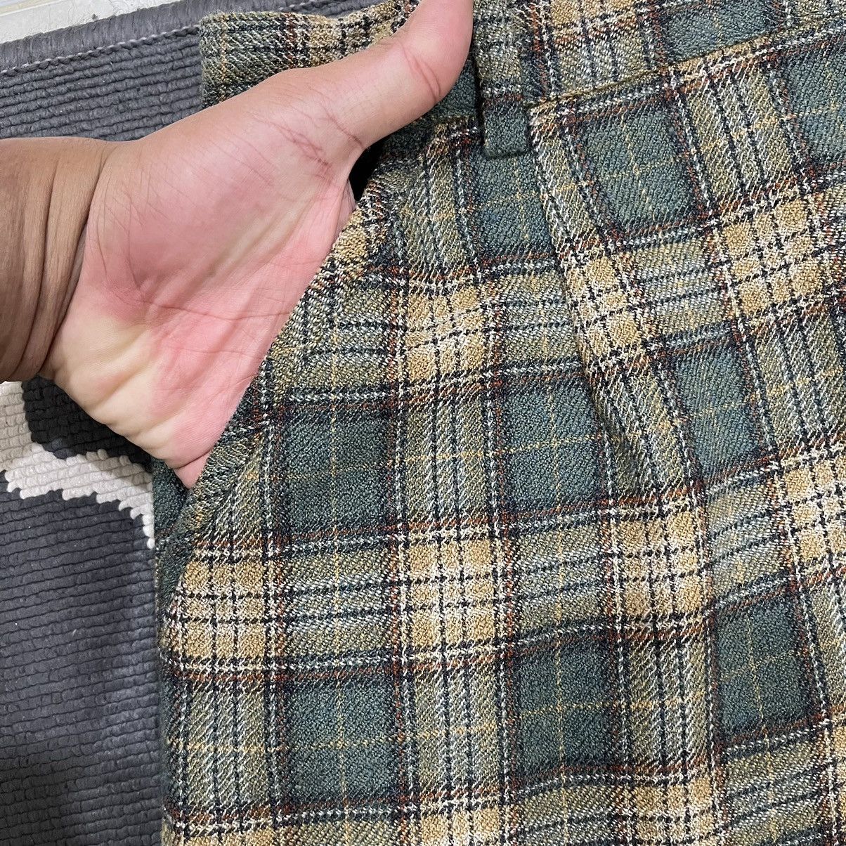 L.L. Bean × Vintage Vintage LL Bean Tartan Wool Midi Skirt Size 28" / US 6 / IT 42 - 18 Thumbnail