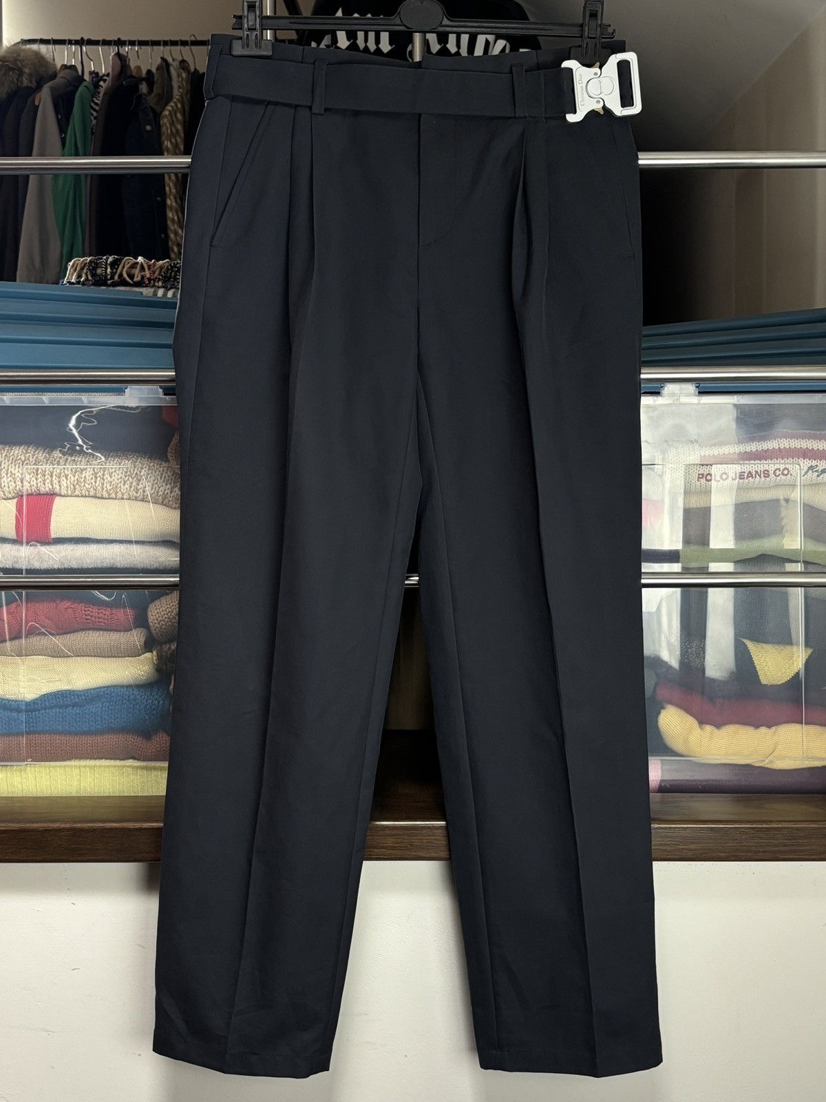 Dior Dior Harness Buckle Belt Faille Designer Casual Chino Pants Size US 30 / EU 46 - 1 Thumbnail