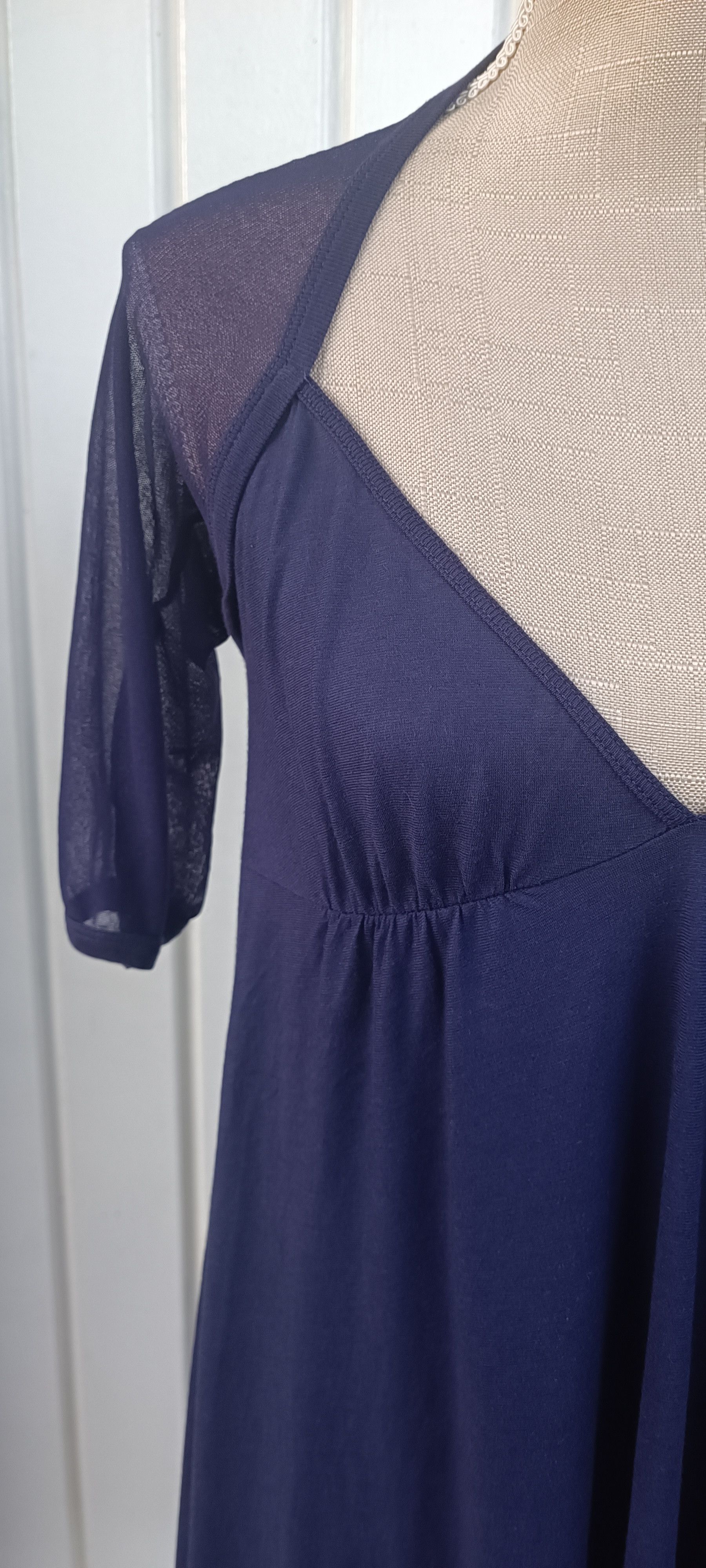 Jean Paul Gaultier Midnight blue - 2 pieces - midi dress Size M / US 6-8 / IT 42-44 - 3 Thumbnail