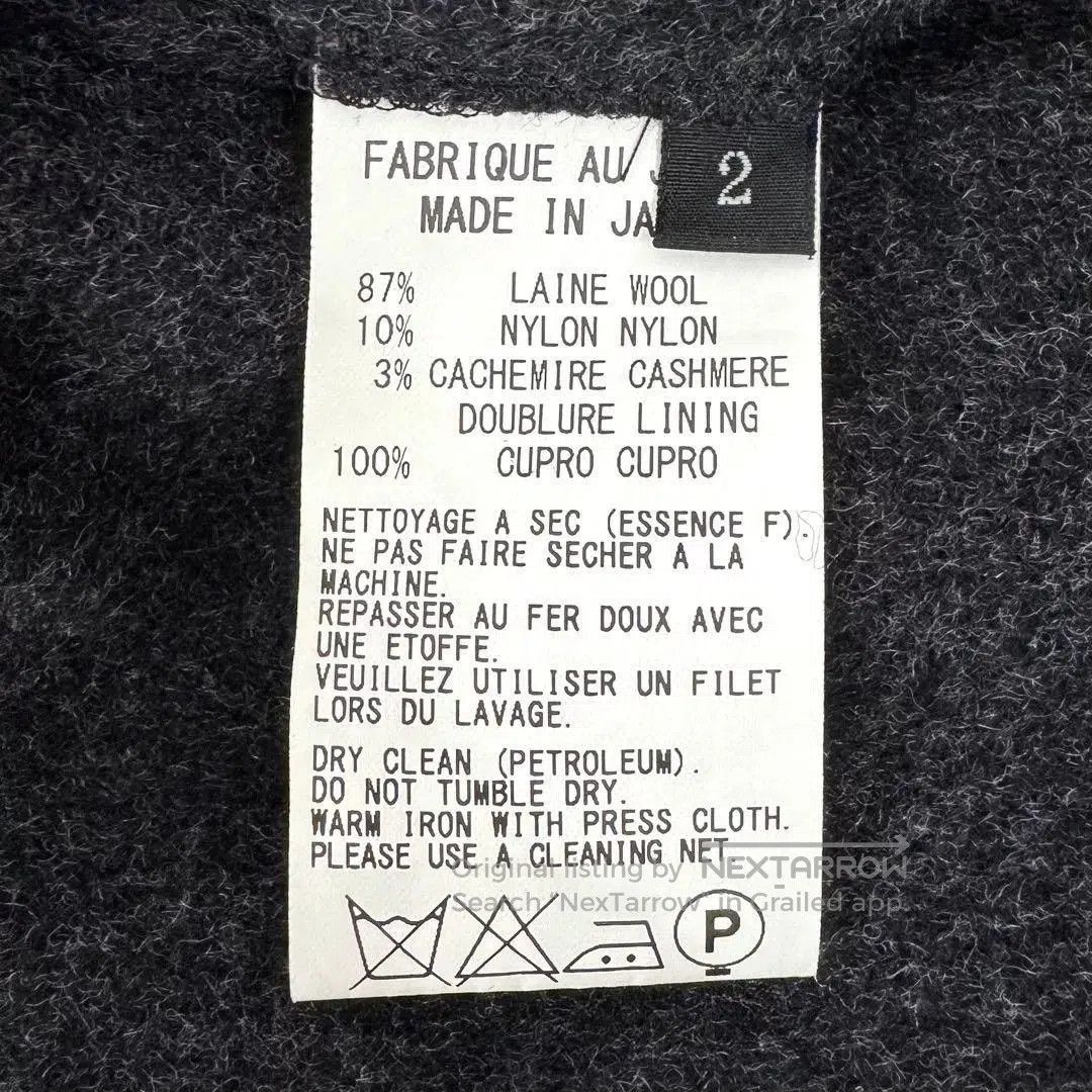 Y's Yohji Yamamoto Women's Wool Coat. Size M / US 6-8 / IT 42-44 - 8 Thumbnail